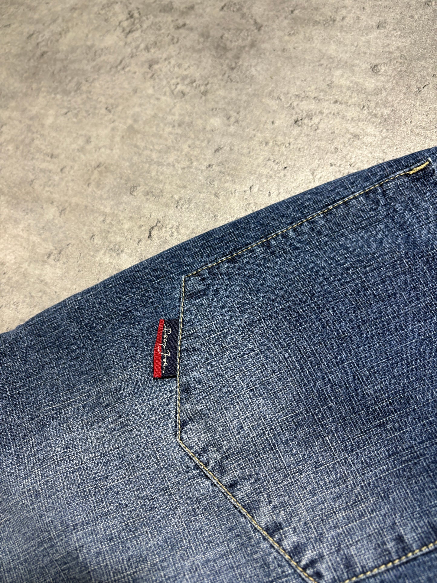 2000s Sean John distressed baggy Jeans