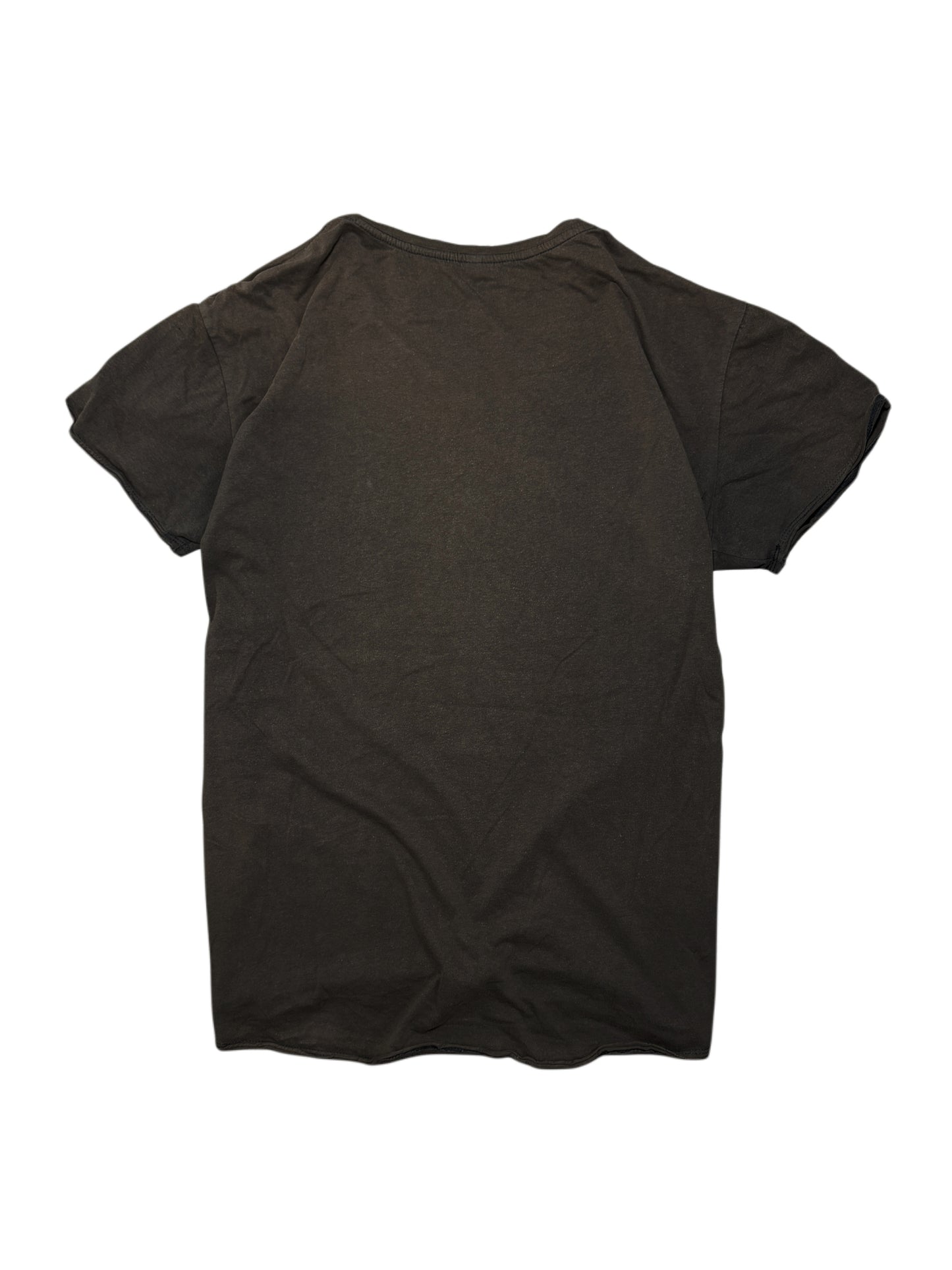 2000s washed archvie Diamond Rush V-neck T-Shirt