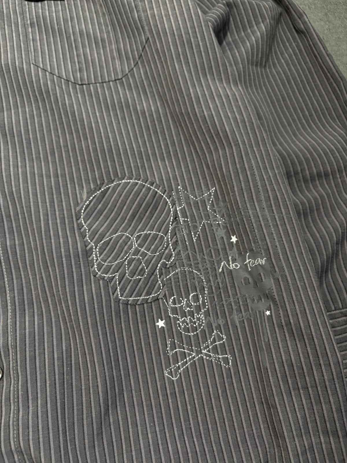 No Fear Skulls Polo Longlseeve Koszulka