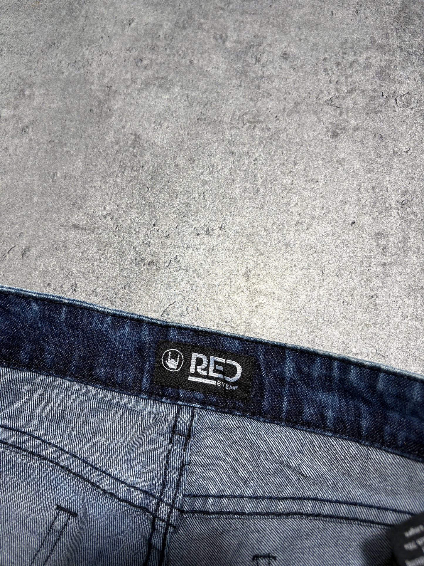 2000s UK Flag EMP denim shorts