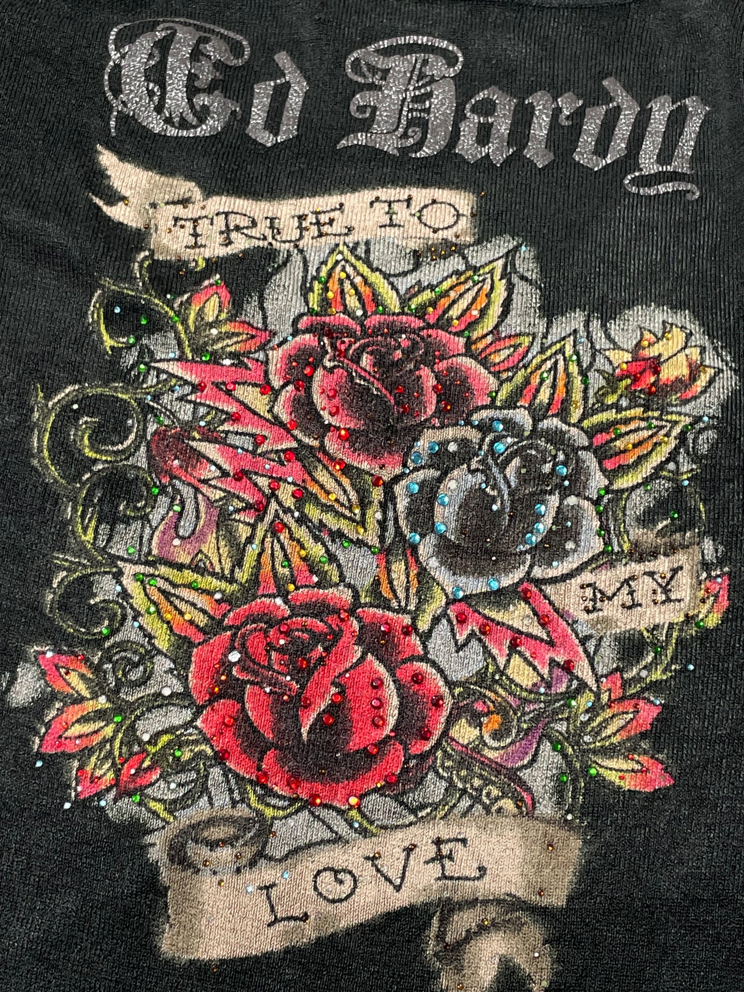2000s Ed Hardy dress sukienka