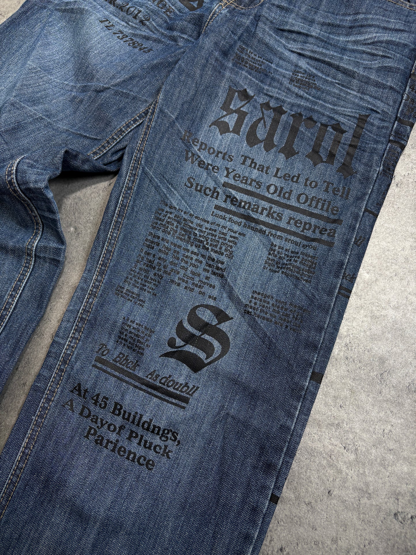 2000s Sarol Printed Jeans