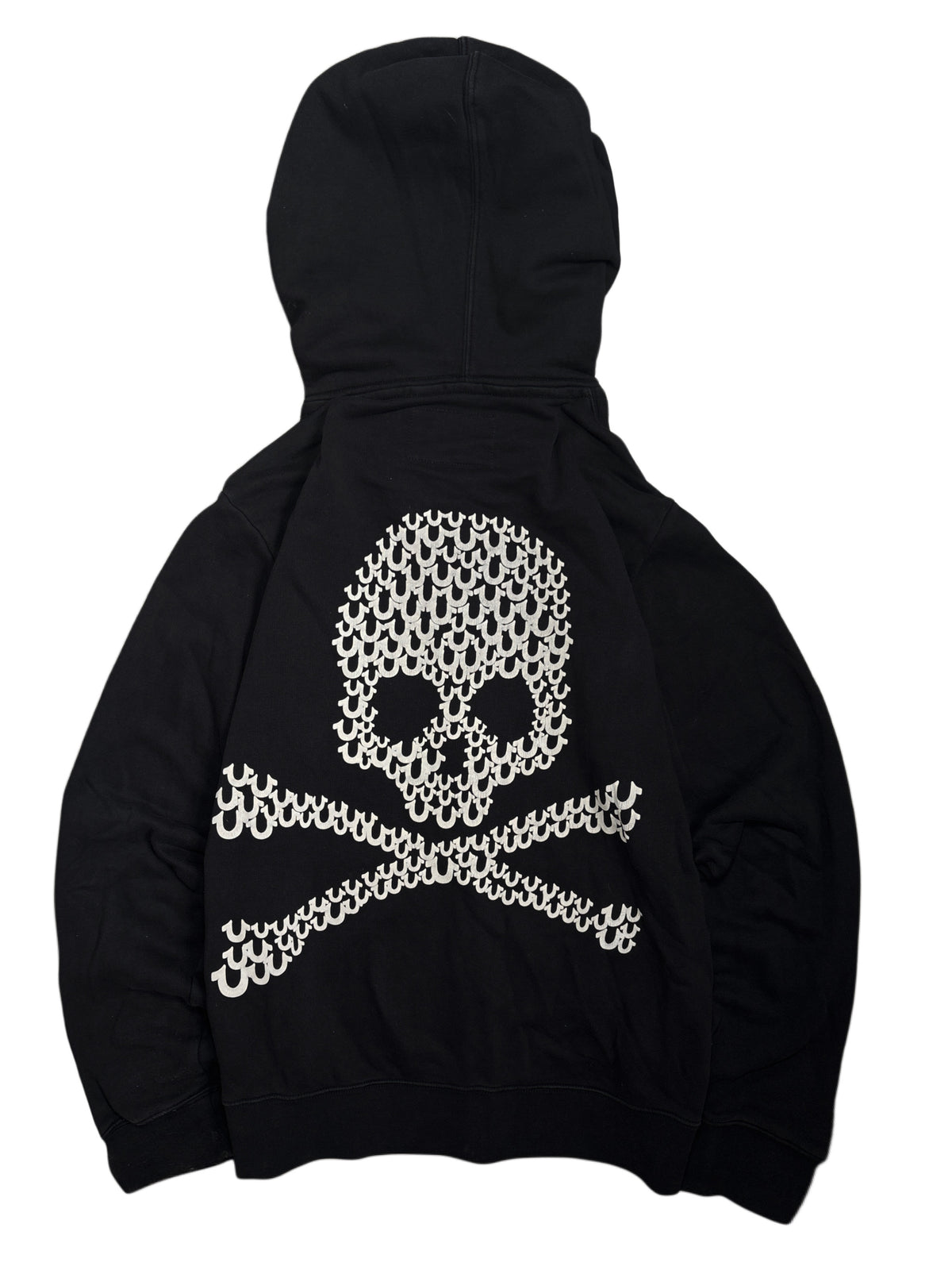 2000s *RARE* True Religion Skulls Zip Up Hoodie