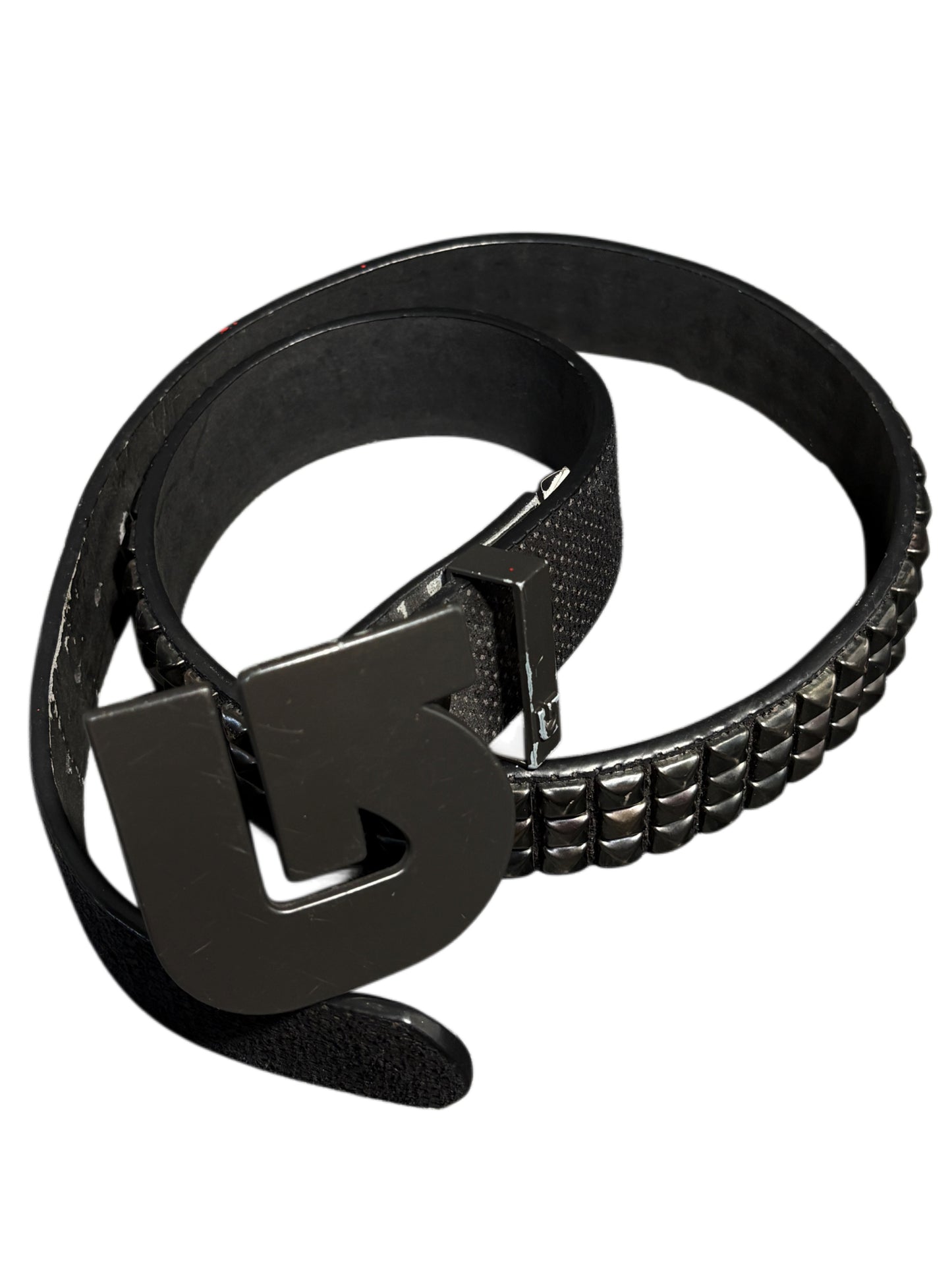 2000s Burton Real Leather studded Belt Ćwieki