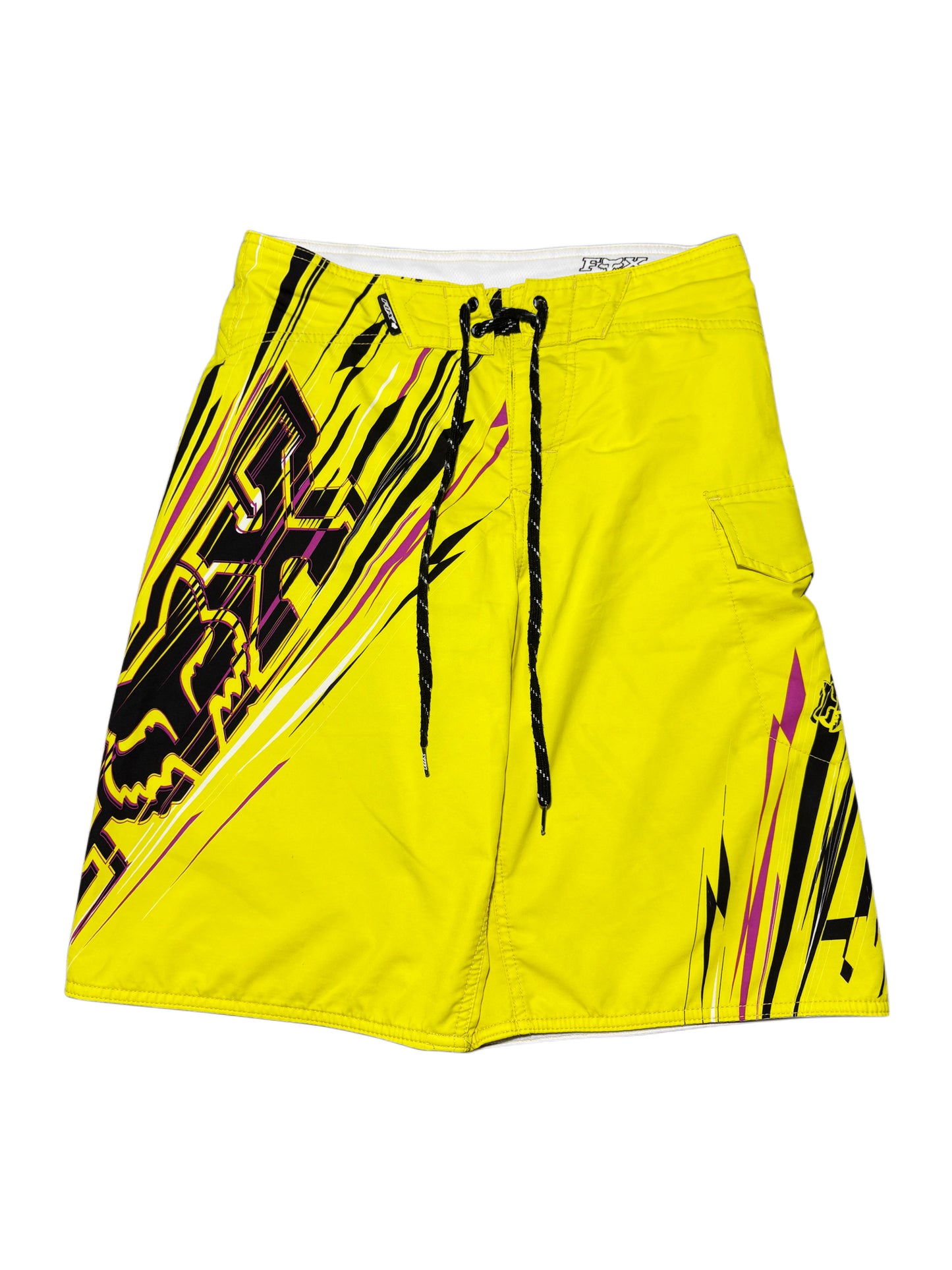 2000s Fox Racing Swim Shorts Red
