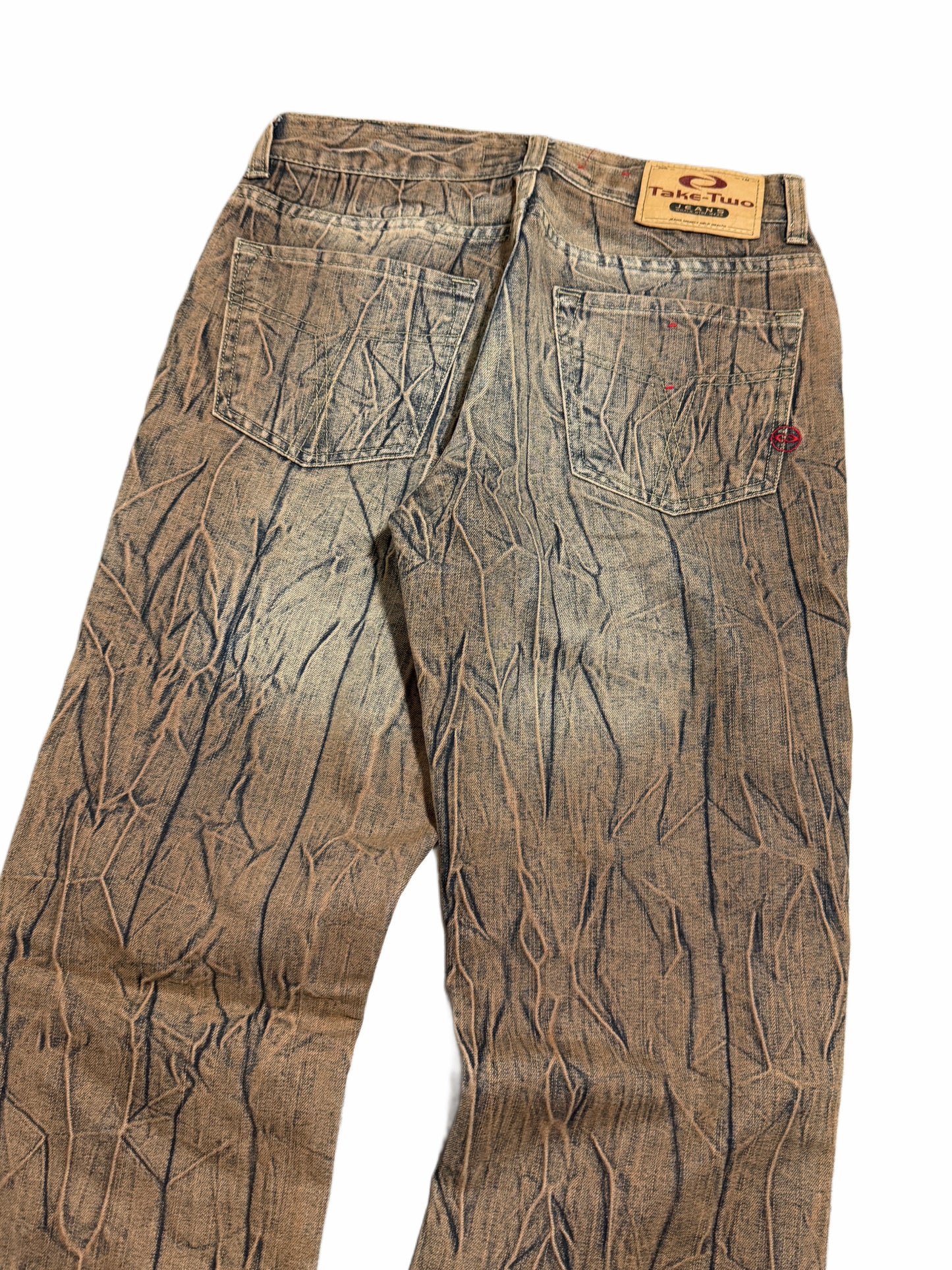 2000s Bootcut washed japan style jeans