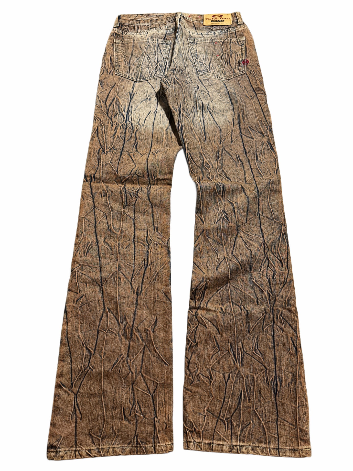 2000s Bootcut washed japan style jeans
