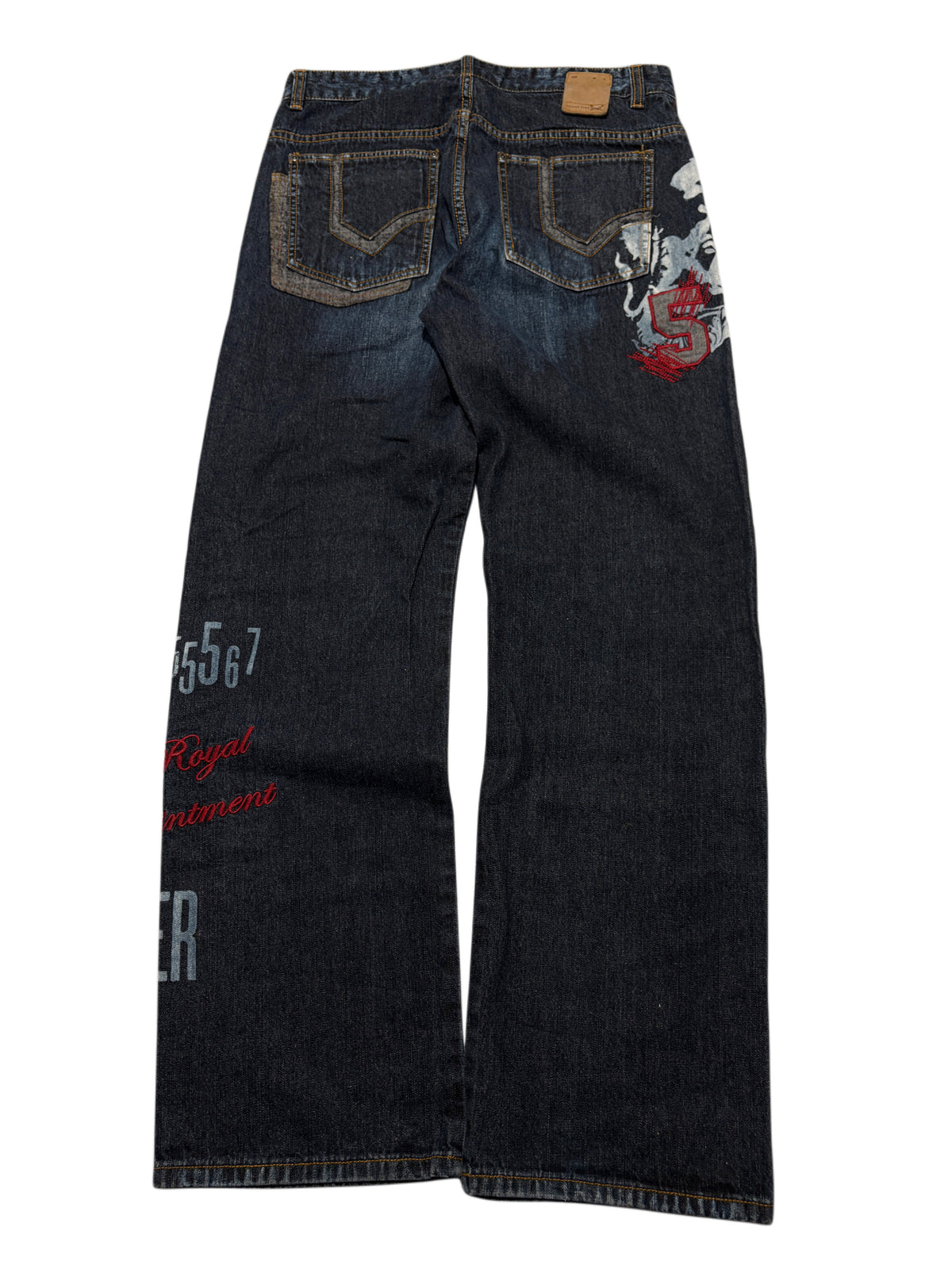 2000s Printed baggy Y2K Jeans