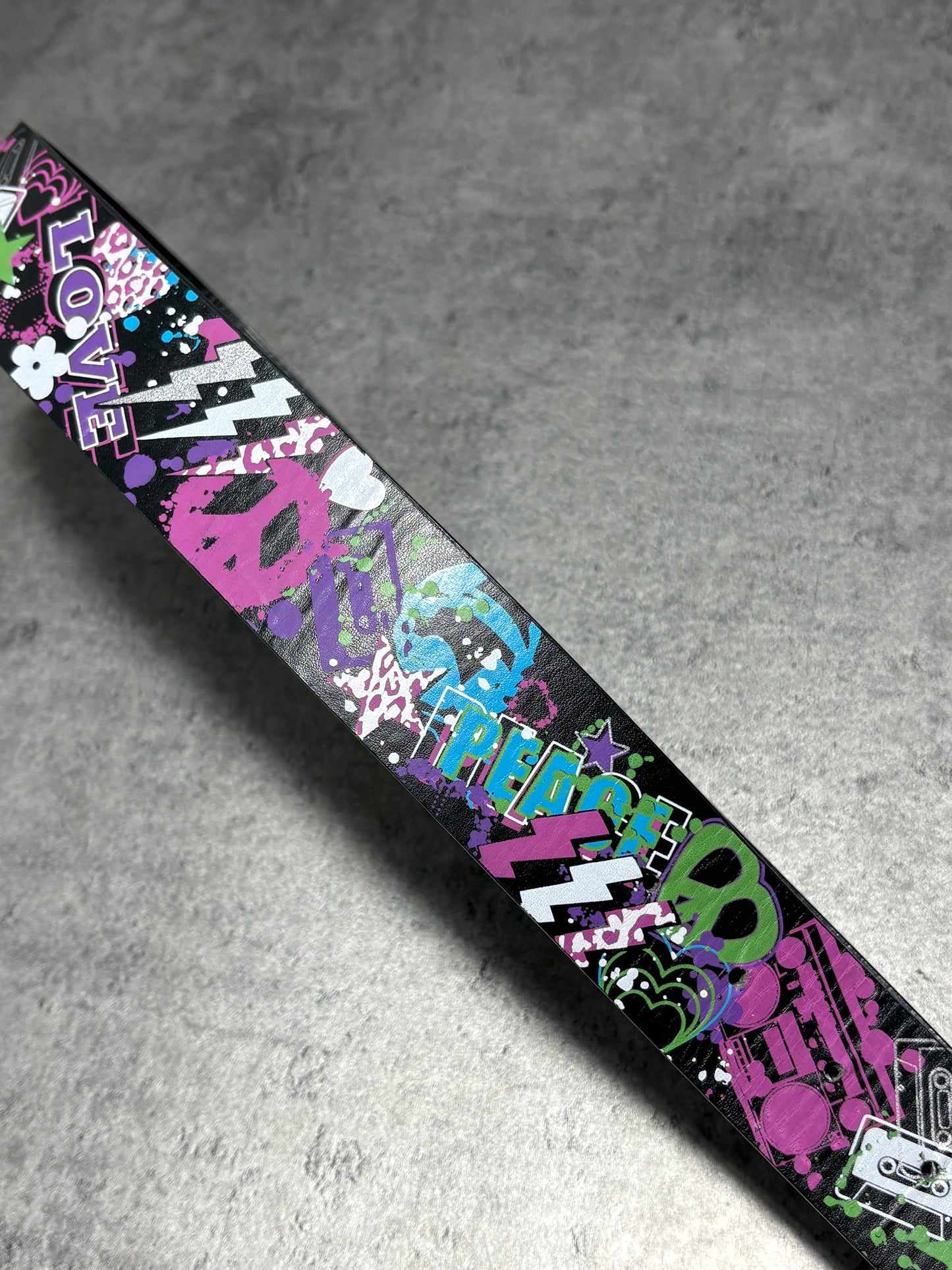 2000s Scene style belt Y2k pasek