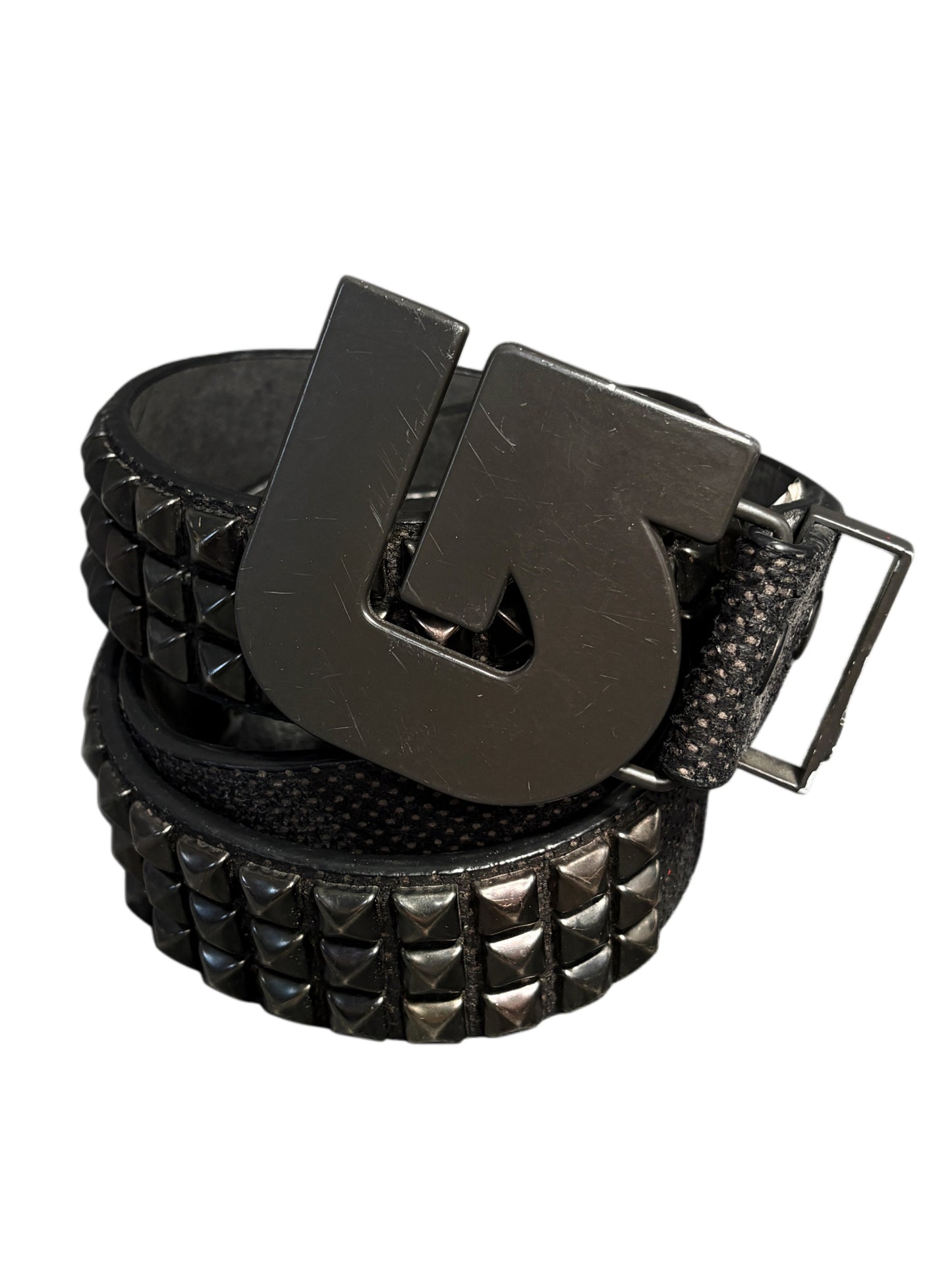 2000s Burton Real Leather studded Belt Ćwieki
