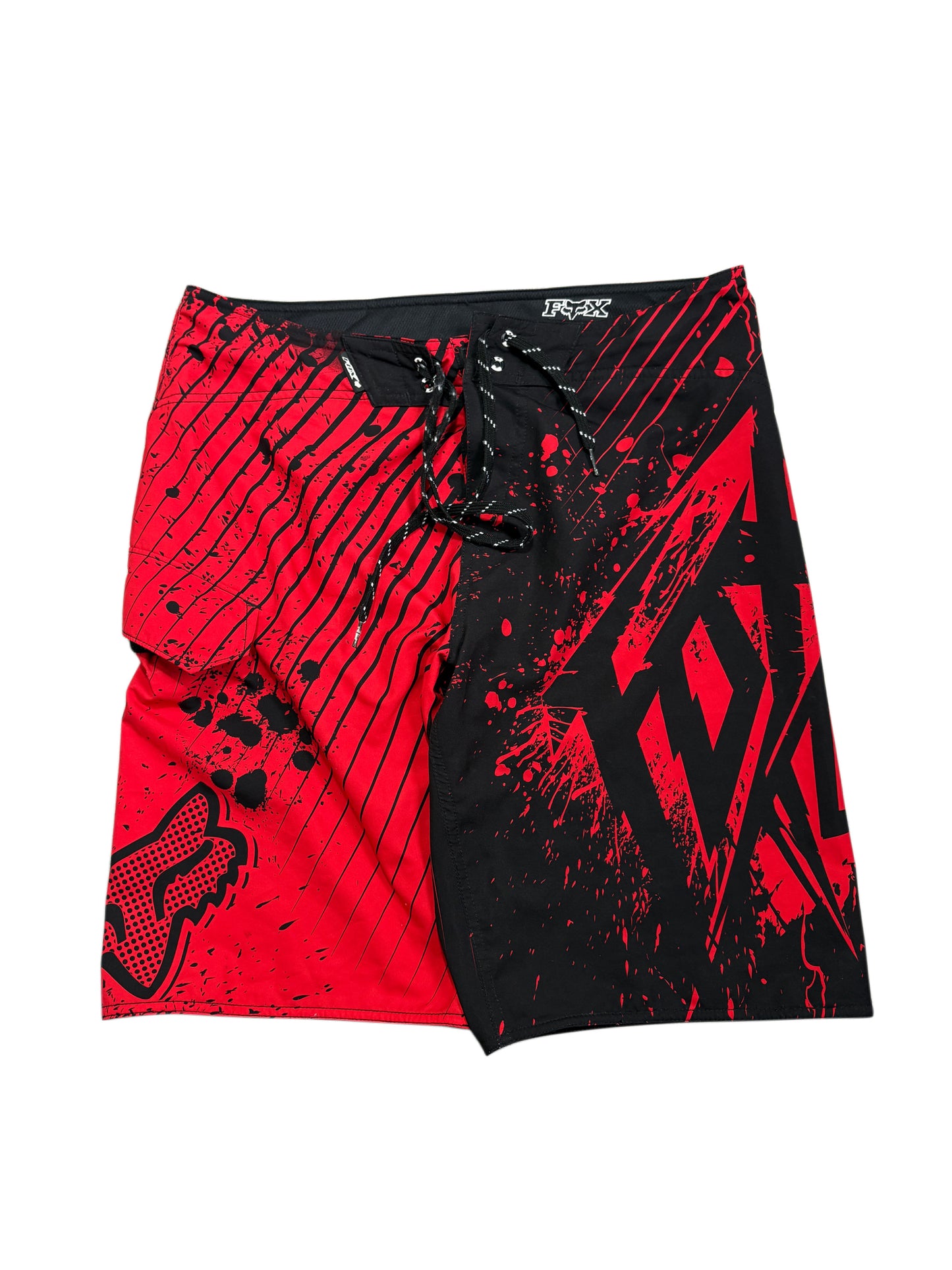 2000s Fox Racing Swim Shorts Black