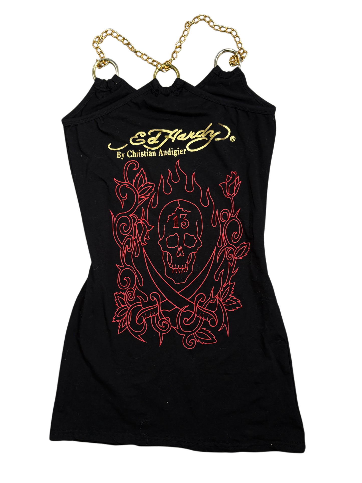 2000s Ed Hardy dress sukienka