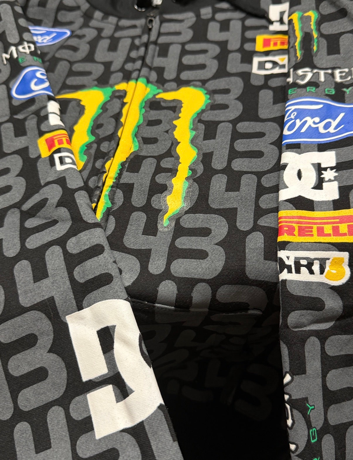 2000s DC Shoes x Monster Ken Block Hoodie Rare