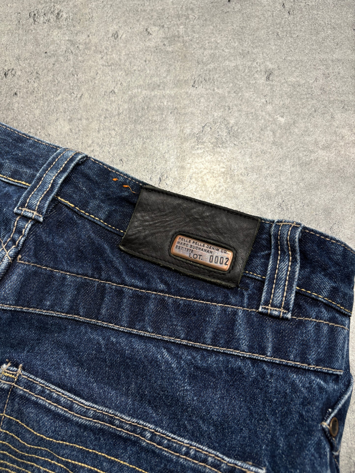 Pelle Pelle Baggy Printed Jeans Swag