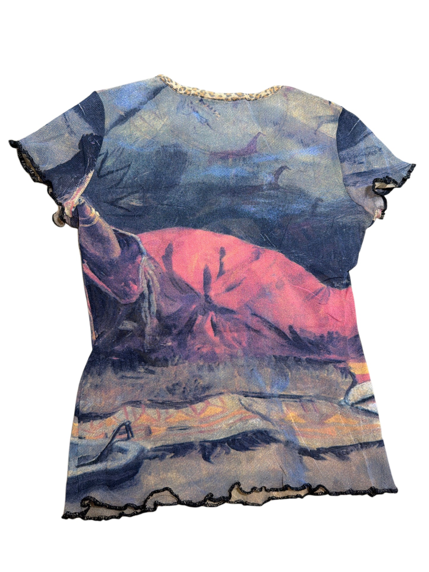 Vintage Mesh Top z siateczki