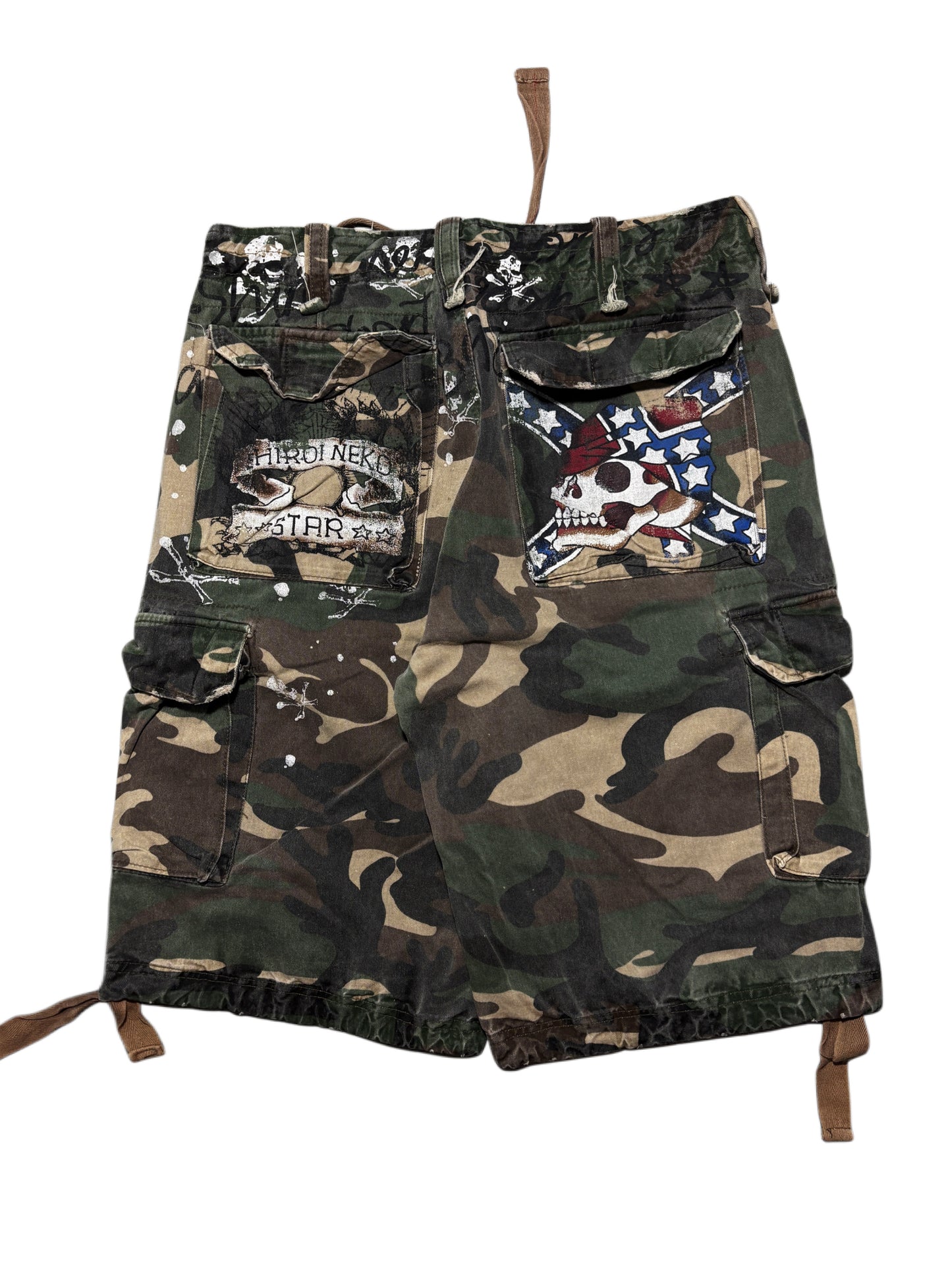 2000s Camo Cargo Jeans Jorts