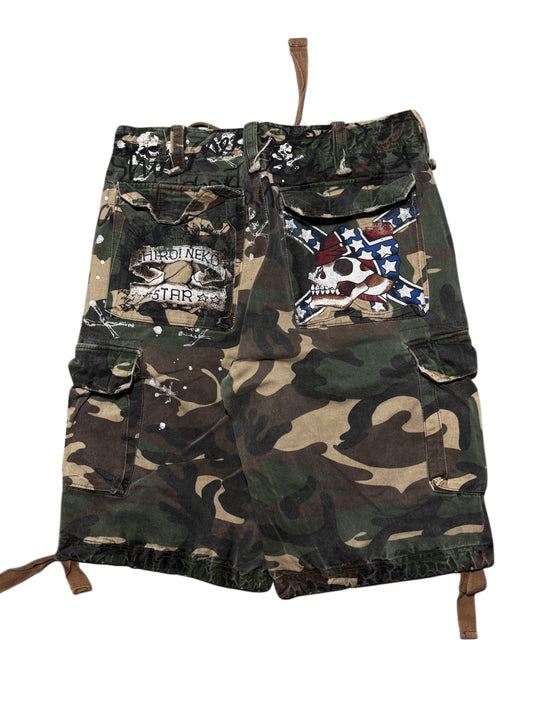 2000s Camo Cargo Jeans Jorts