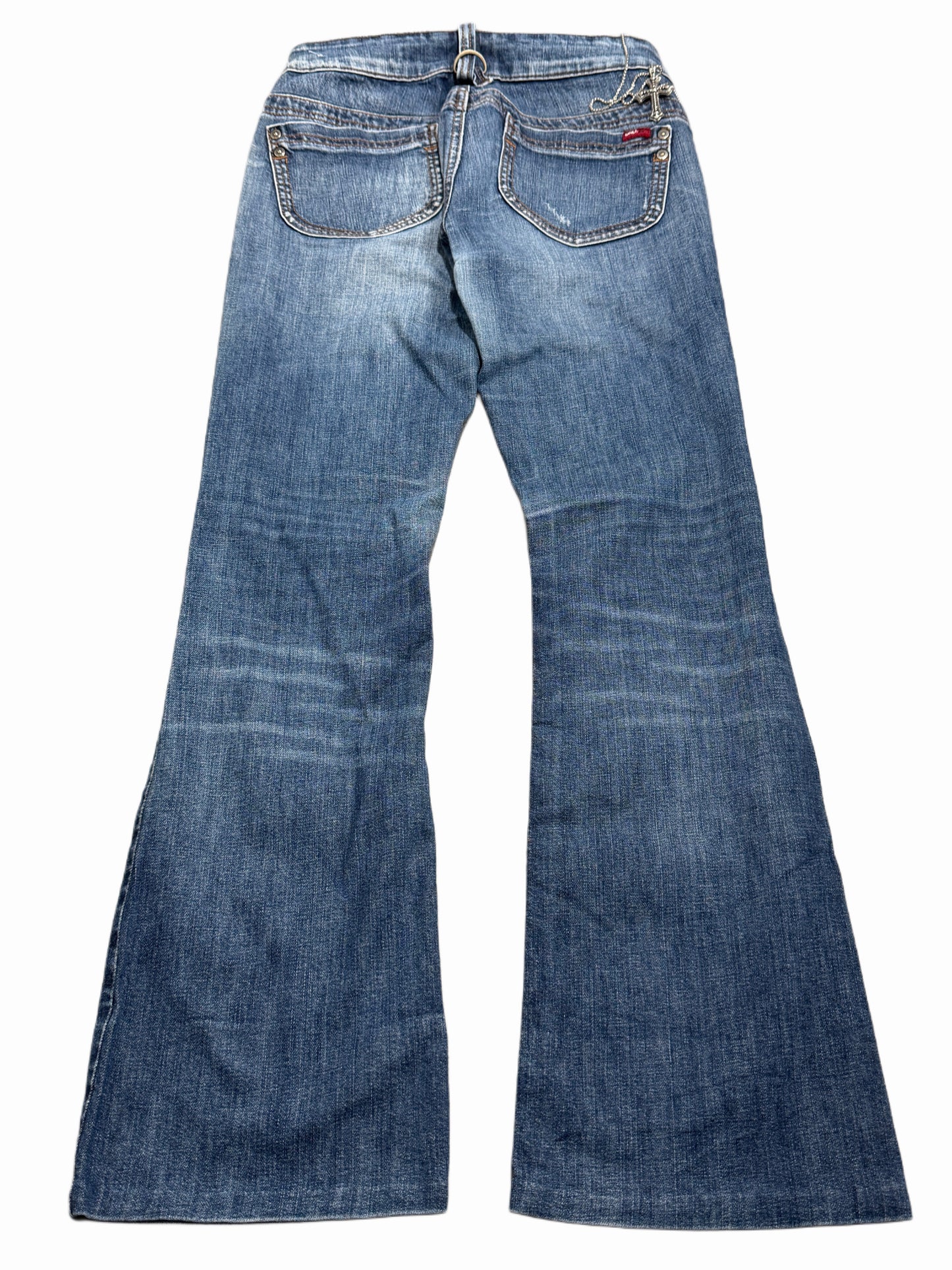 2000s Low Waist Washed Jeans