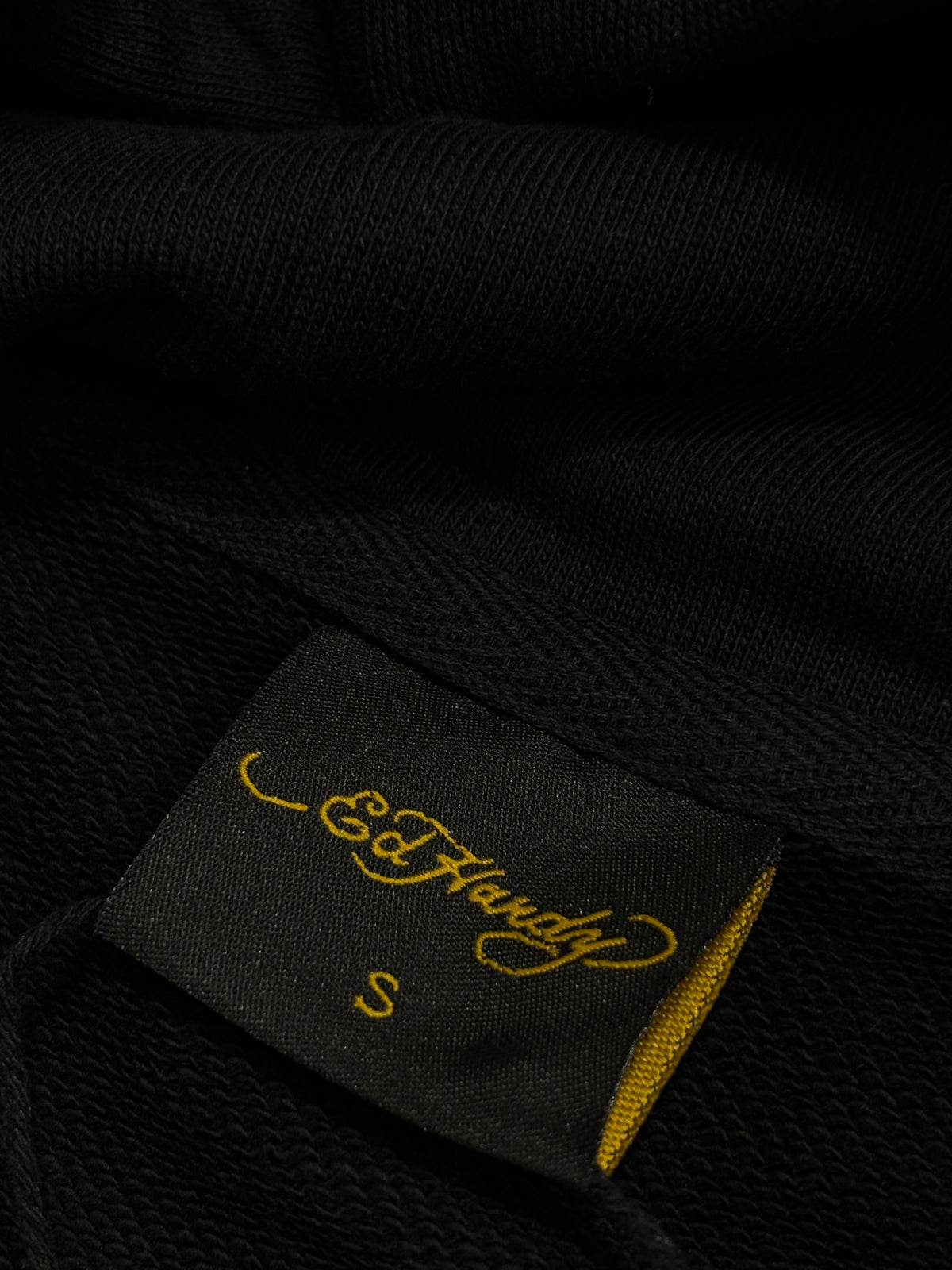 Ed Hardy Oversize Black Hoodie