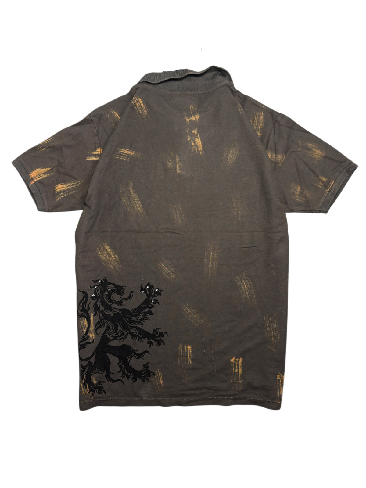 2000s Skull Y2K Archive Polo T-shirt