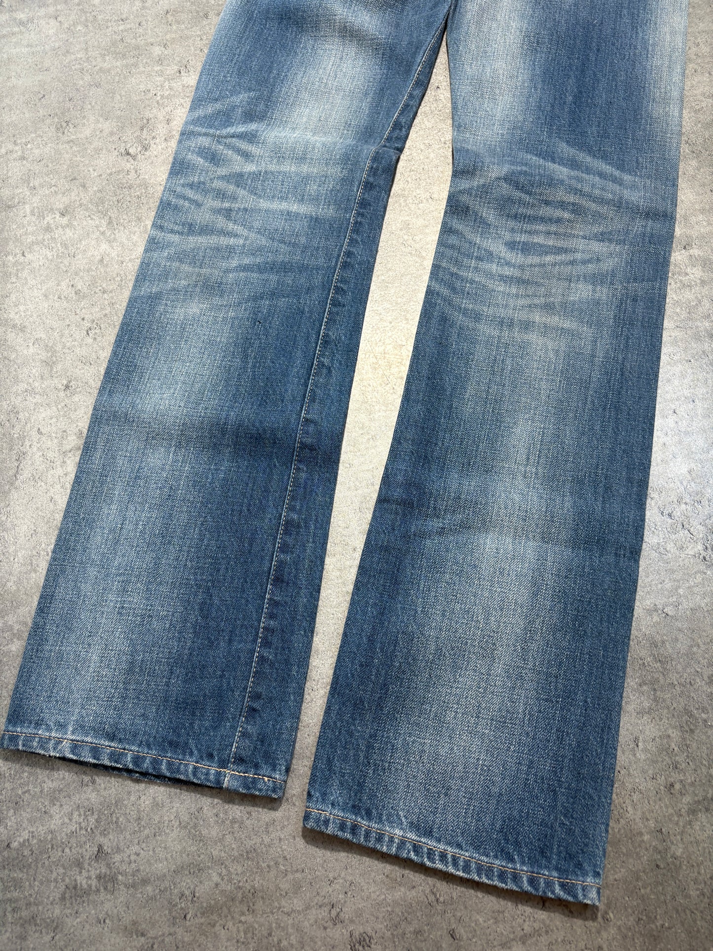 2000s Evisu selvegde denim jeans y2k