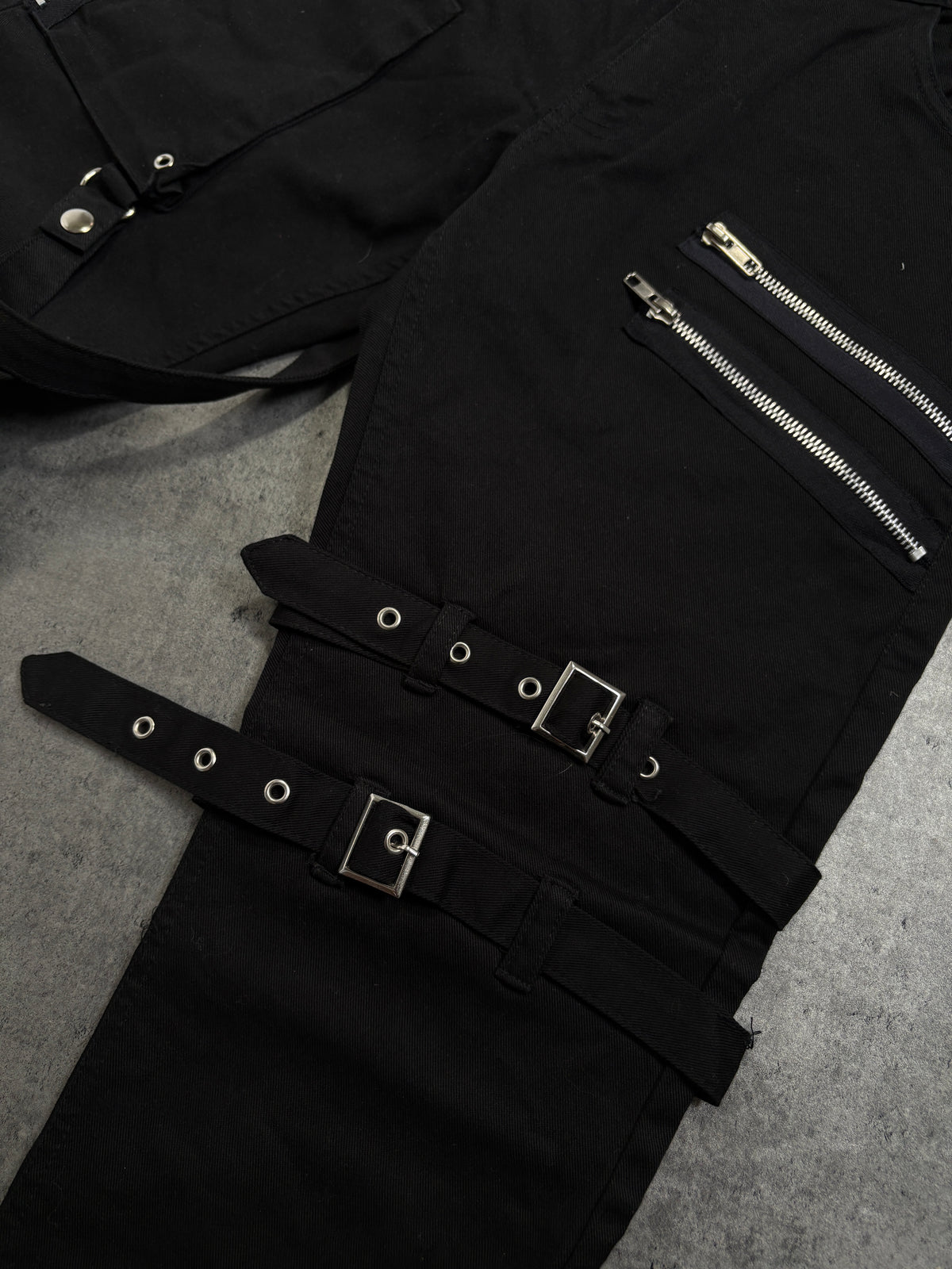 2000s Vixxsin Metal Rock Bondage Japan Avant Garde Pants y2k Alternative goth