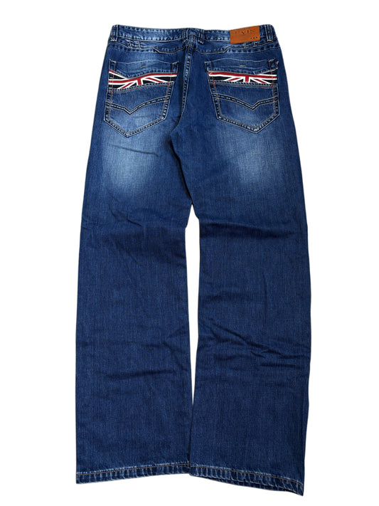 2000s UK Flag Jeans