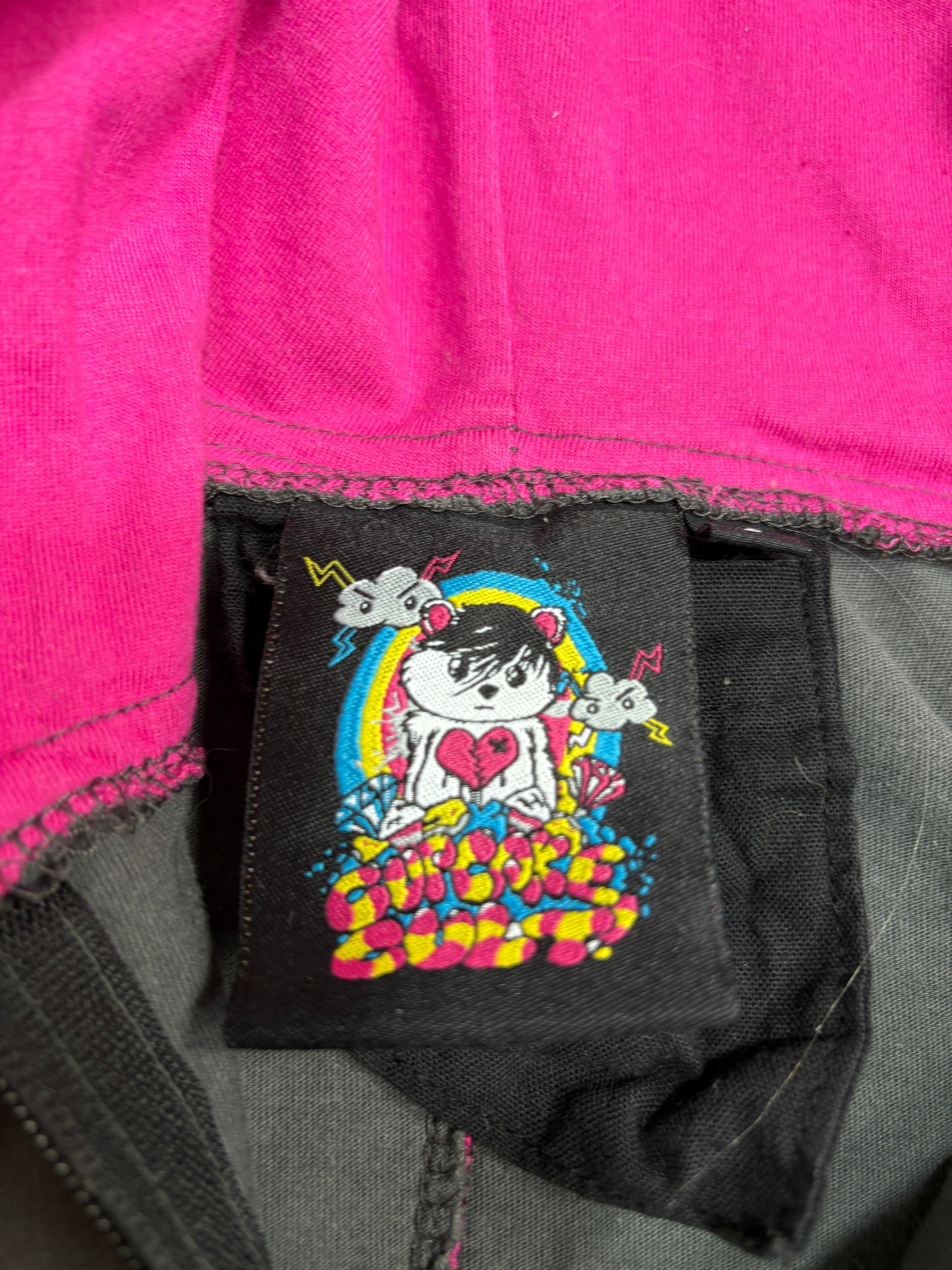2000s Cupcake Cult Scene zip up hoodie