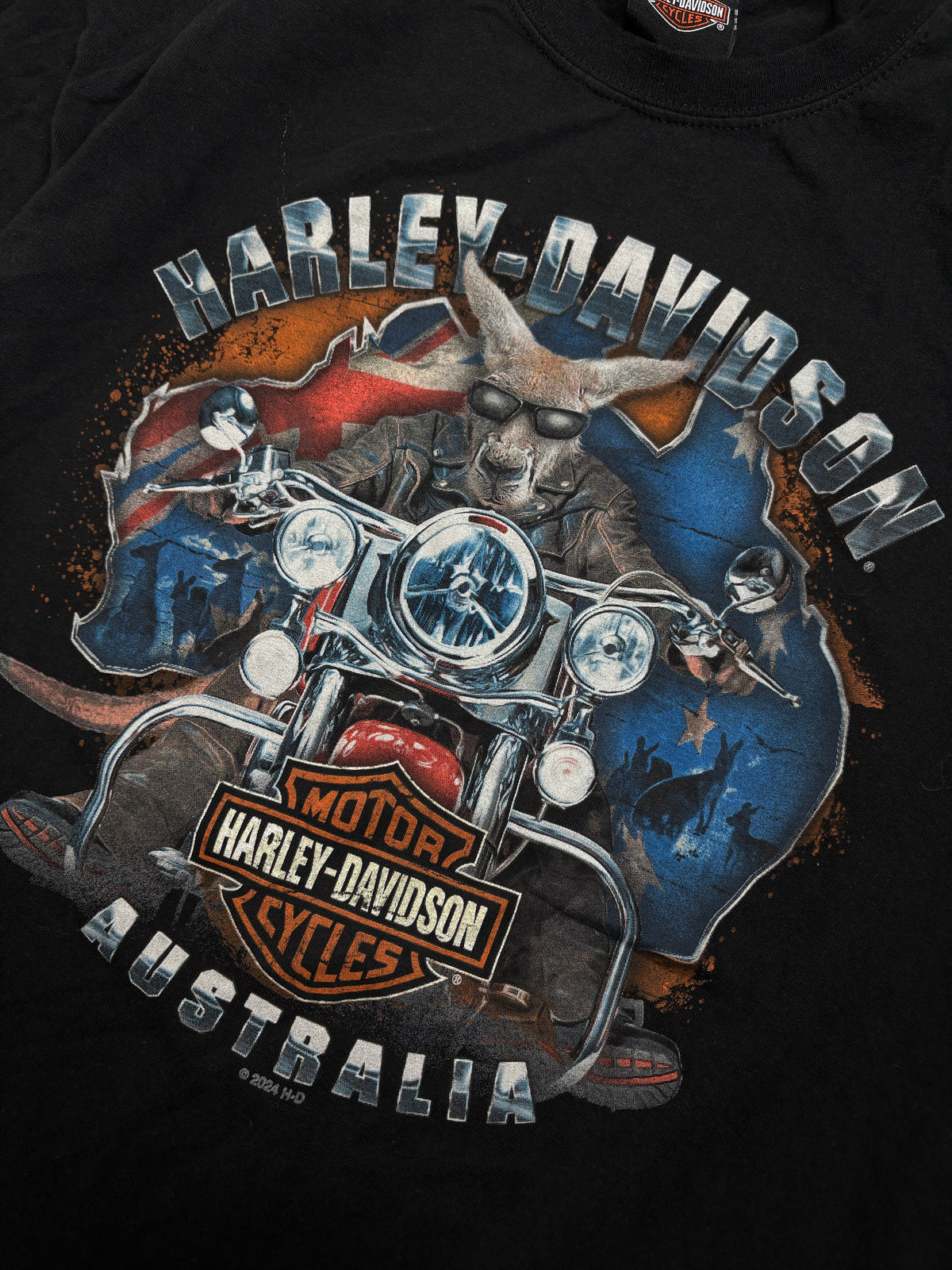 Harley Davidson Australia Printed T-shirt