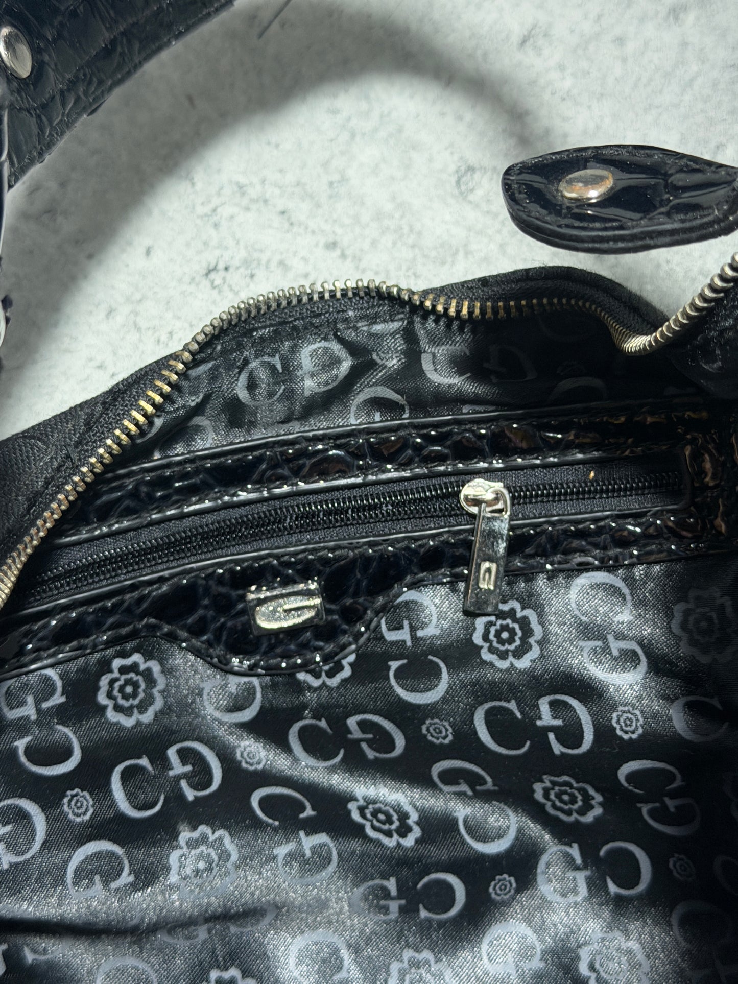 2000s Gussaci Black Bag