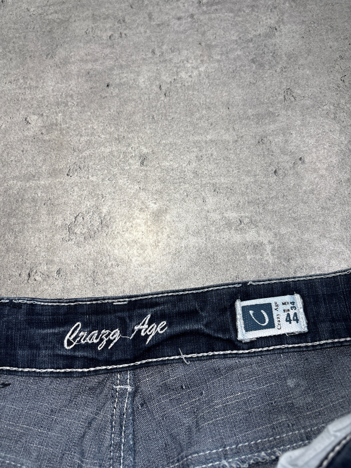 2000s Crazy Age Washed Y2K Jeans