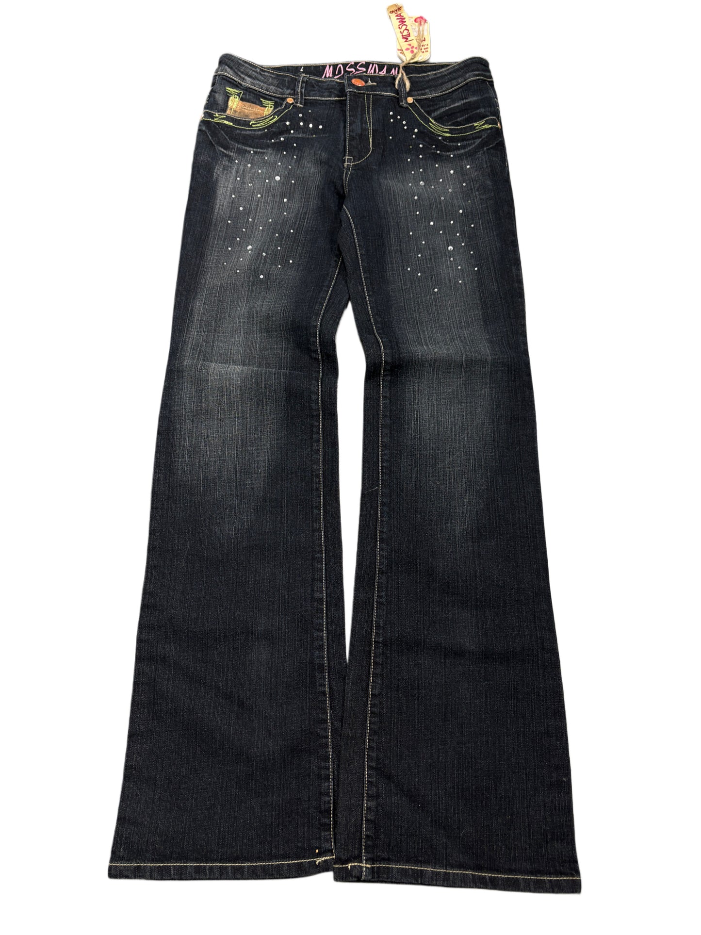 2000s Dark grey flare jeans brand new