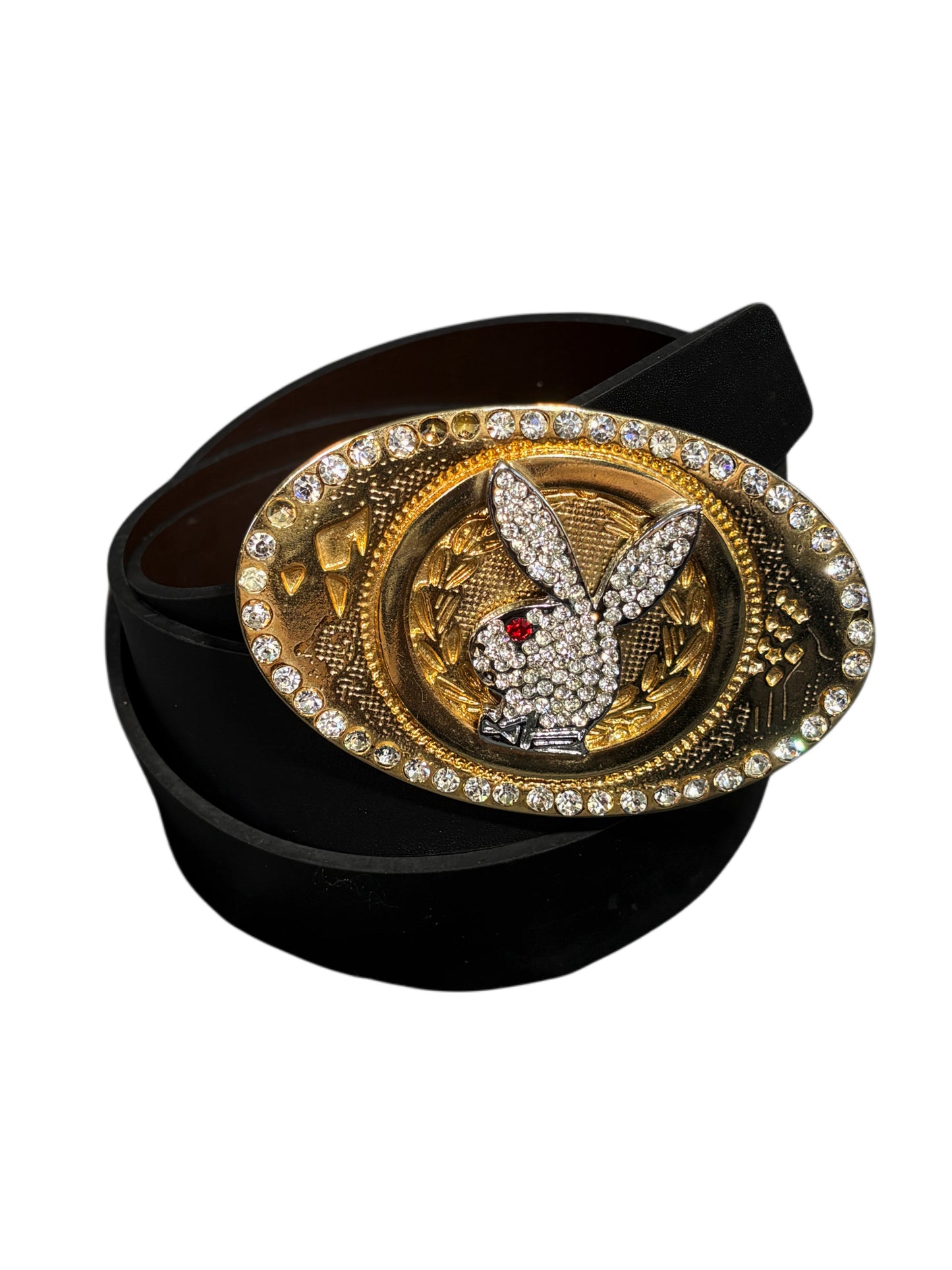 2000s Playboy Gold Belt Pasek bling