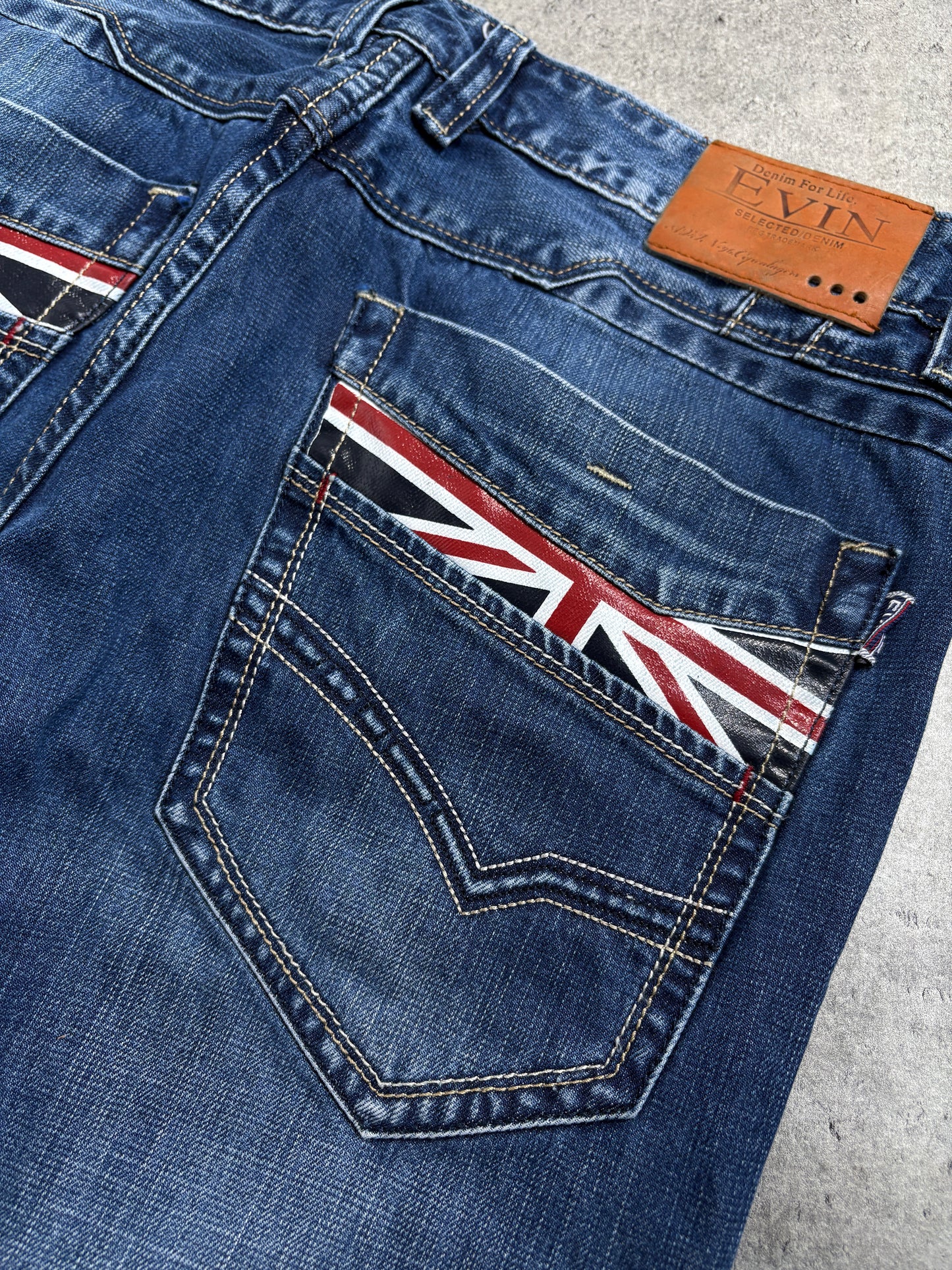 2000s UK Flag Jeans