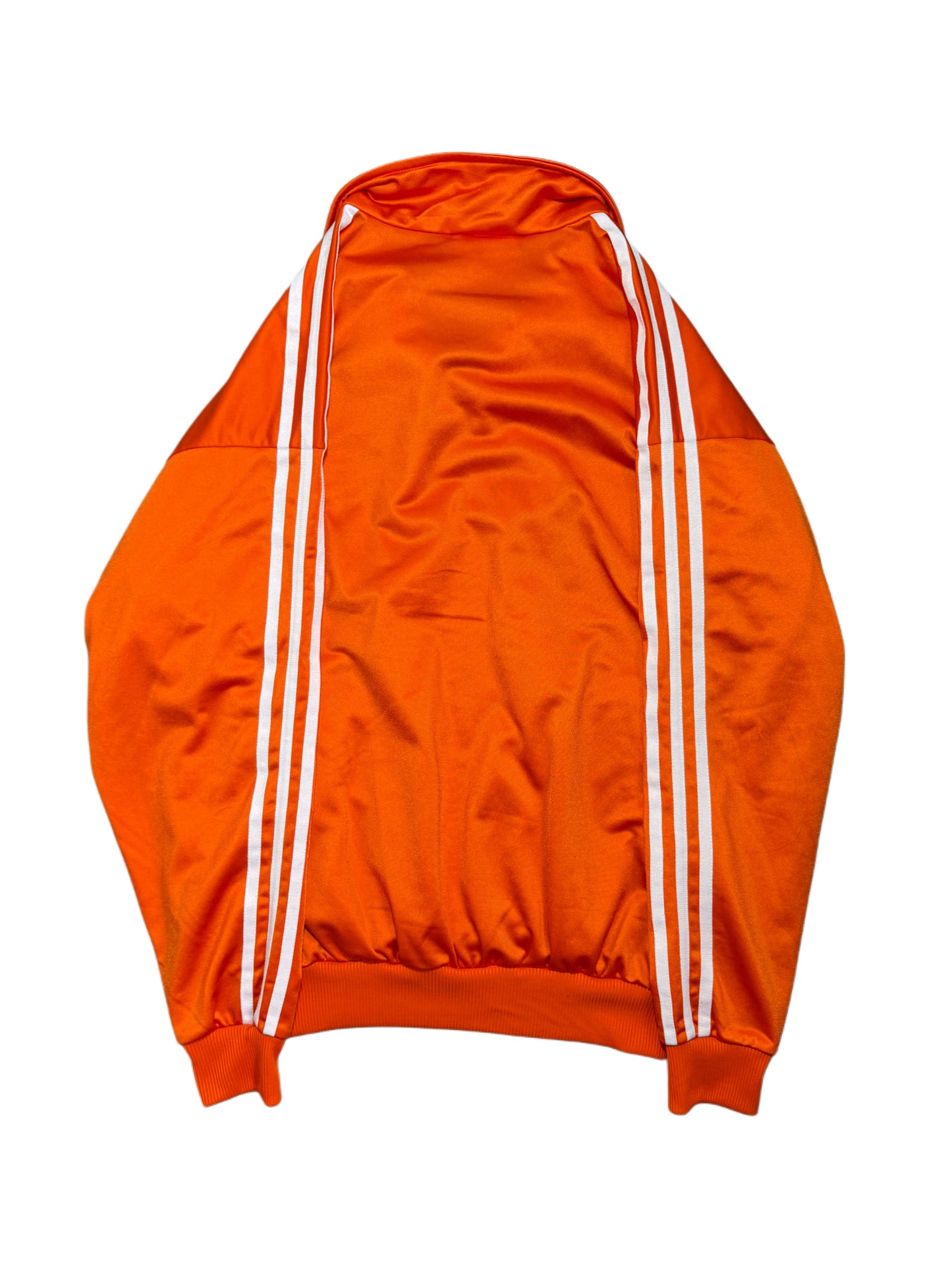 2000s Adidas zip up oversize tracksuit orange