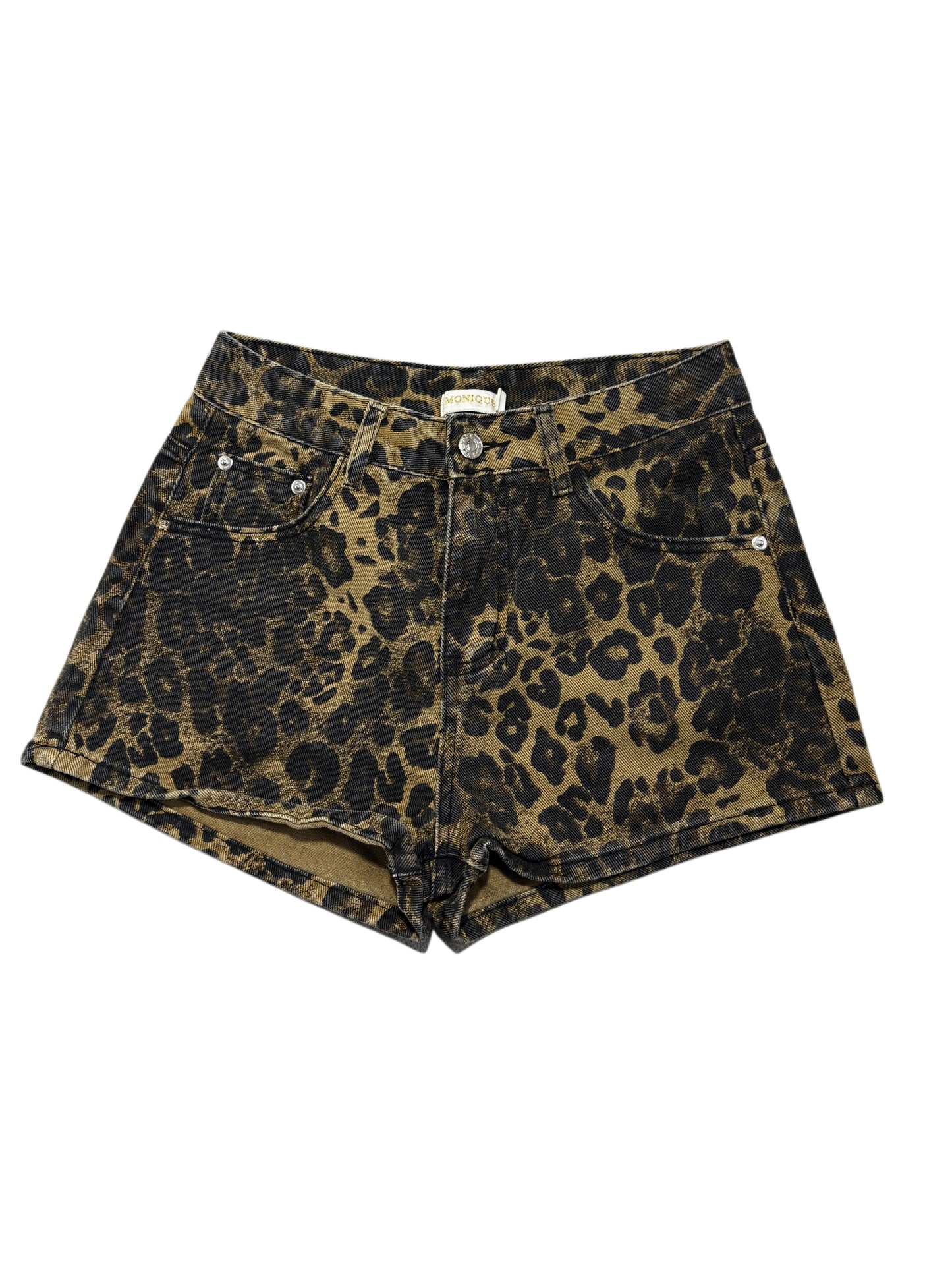 2000s Leopard print shorts