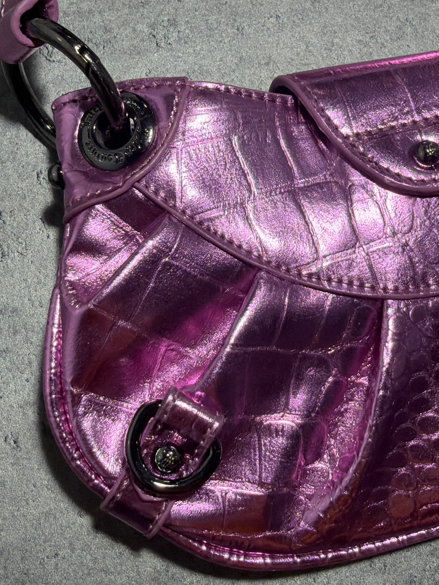 2000s Juicy Couture Pink Bag Mirror