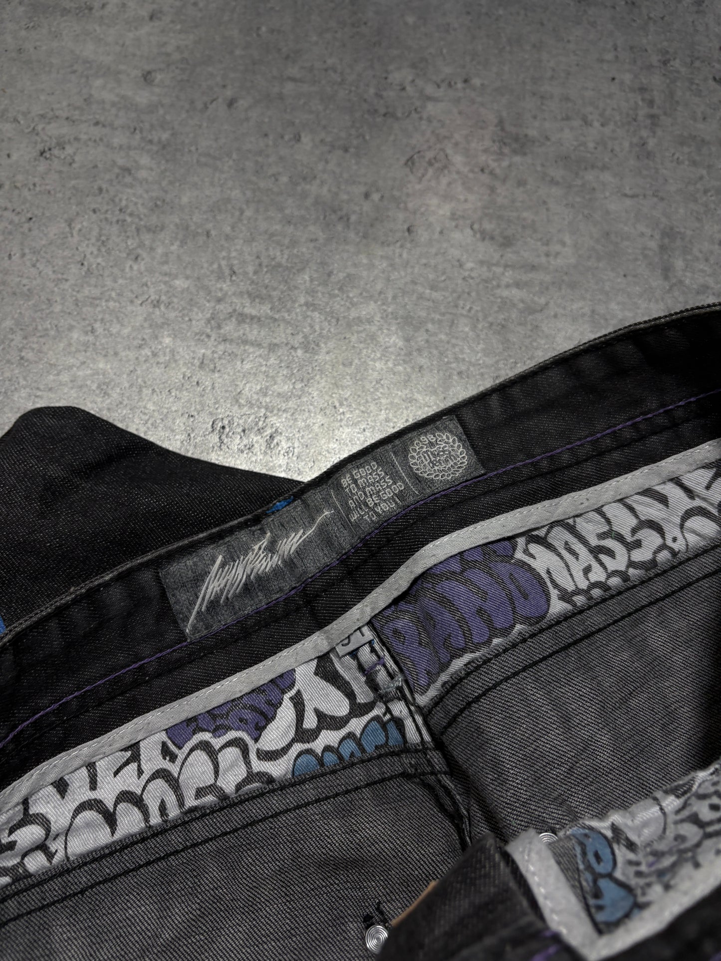 2000s Mass Denim graffiti baggy  jeans OG POLSKA MARKA