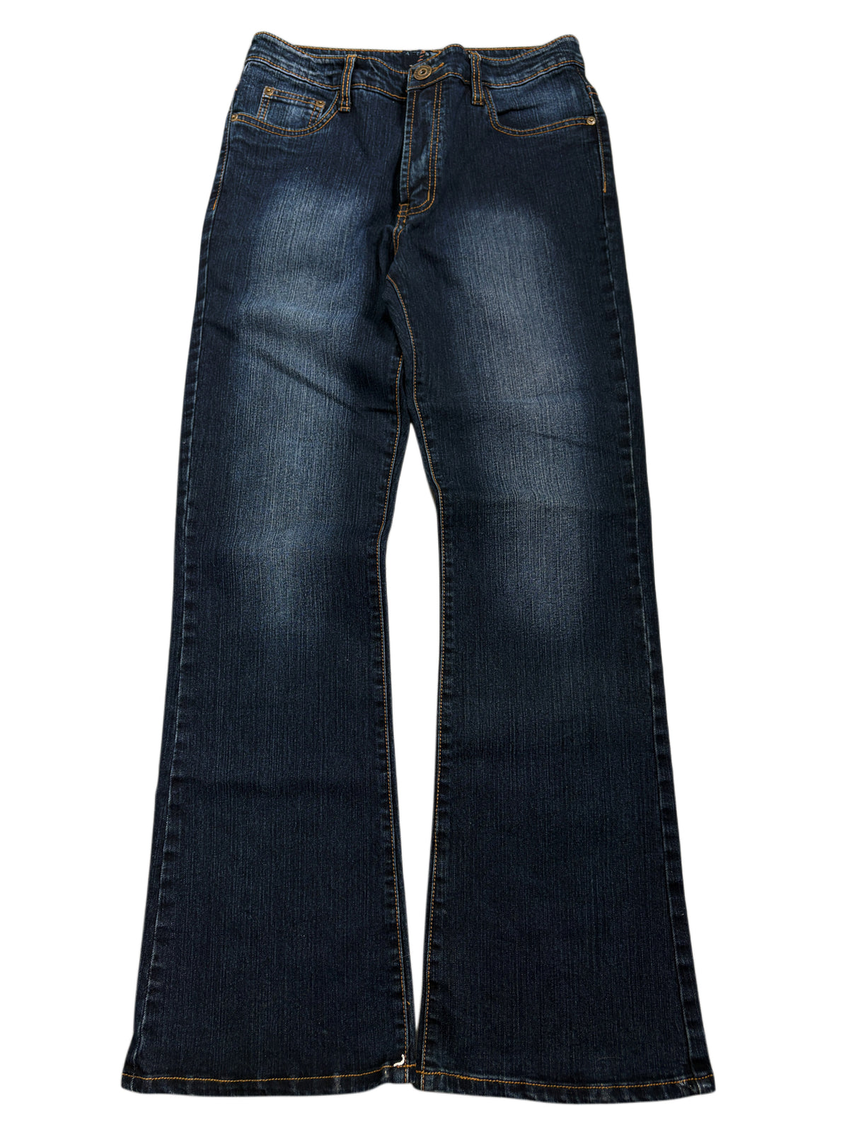 2000s Flared Jeans Washed Y2K