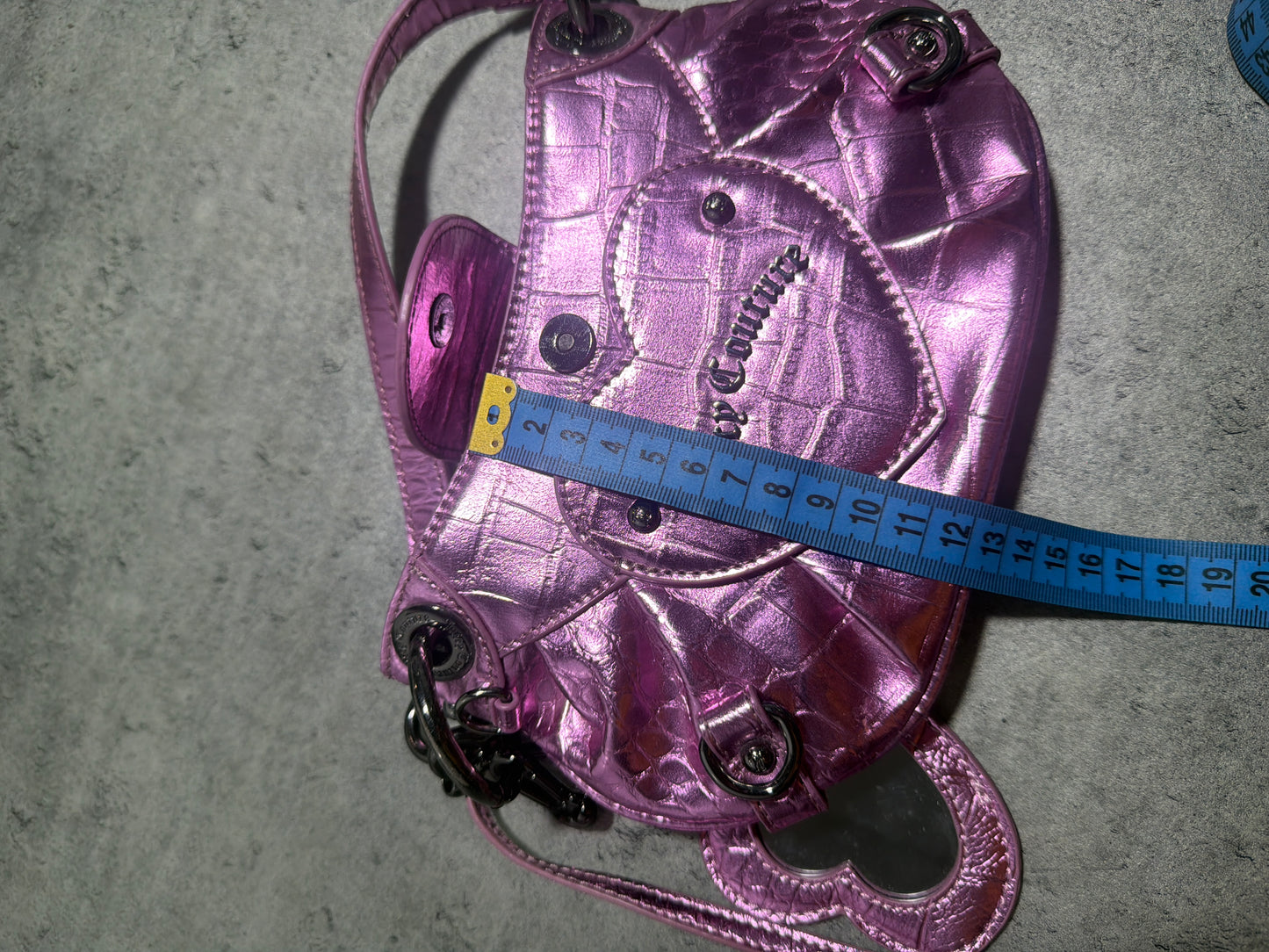 2000s Juicy Couture Pink Bag Mirror