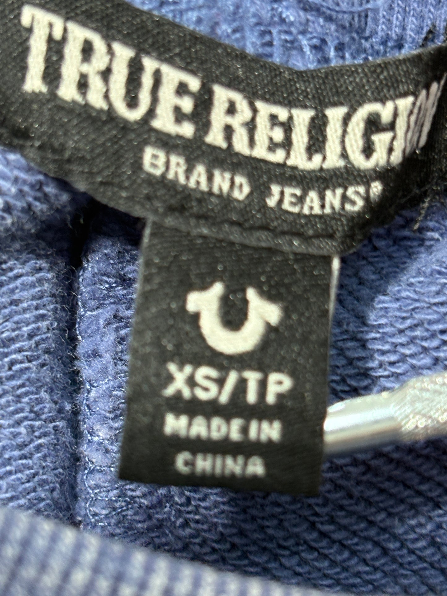 True Religion blue washed flare pants