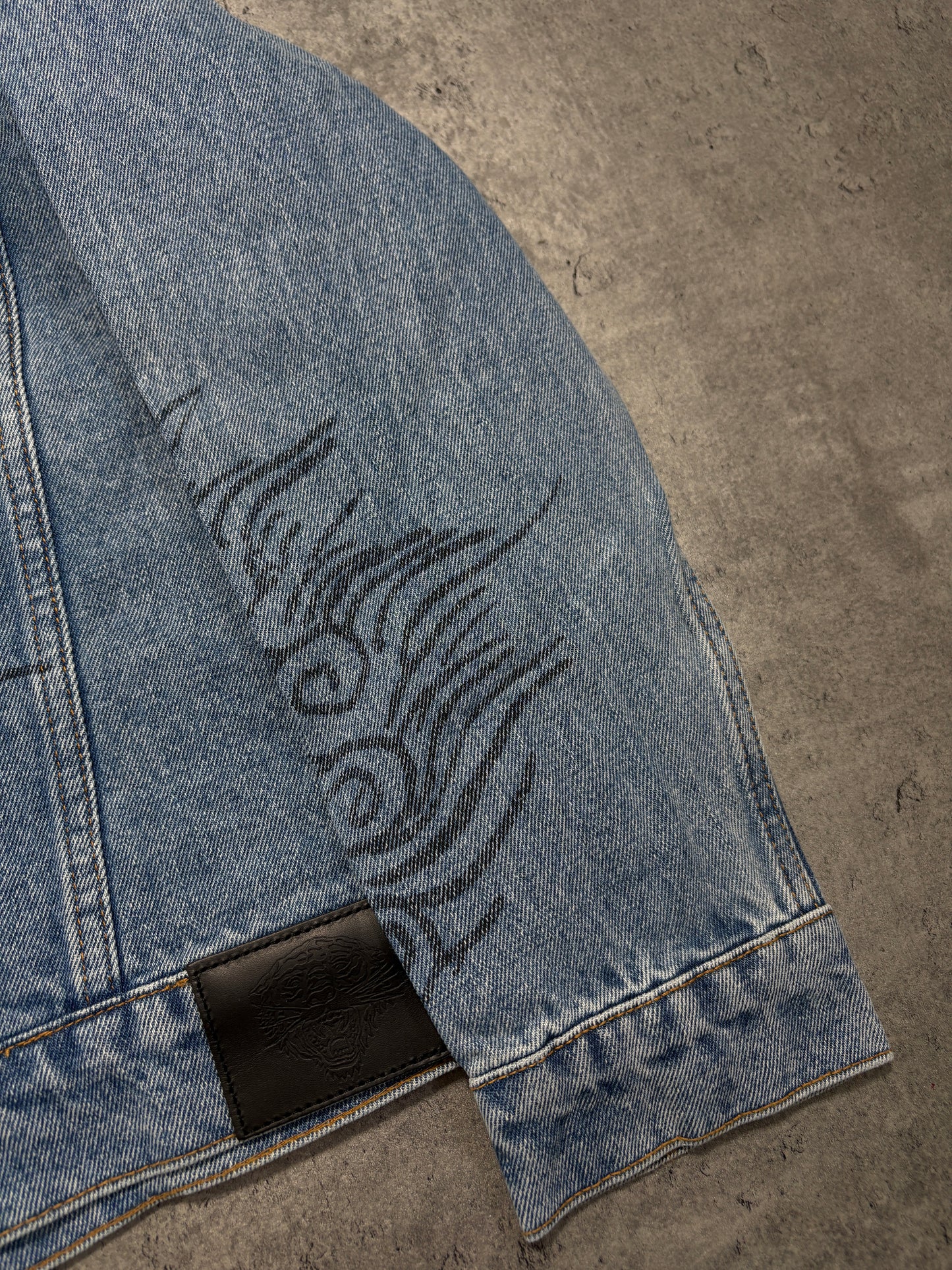 Ed Hardy Denim Jeans Jacket Kurtka Jeansowa