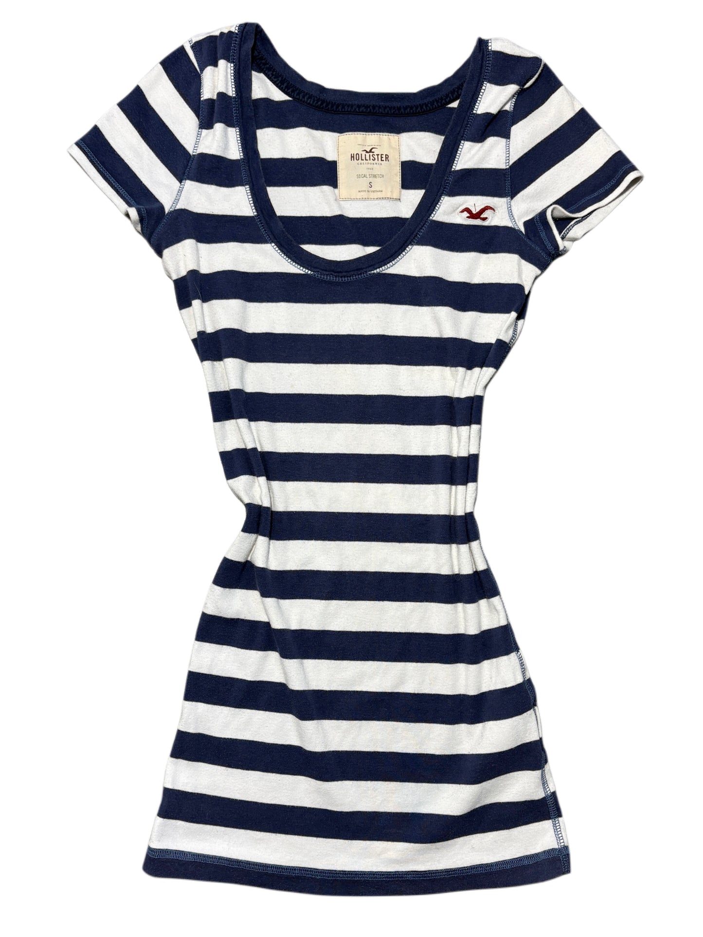 2000s Hollister stripes t-shirt