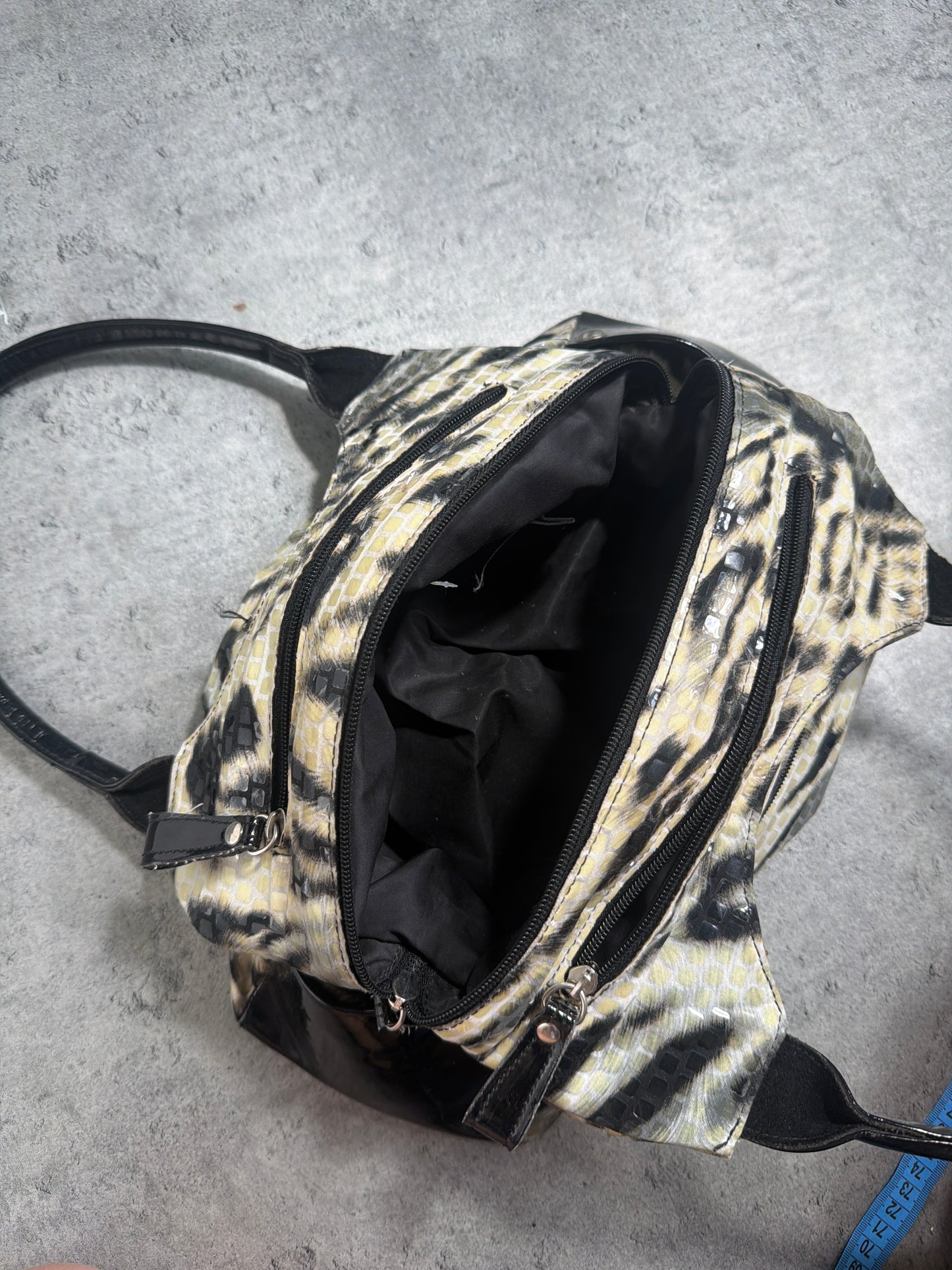 2000s Animal Print Bling Bag