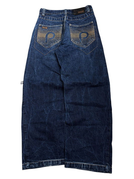 Pelle Pelle Baggy Printed Jeans Swag