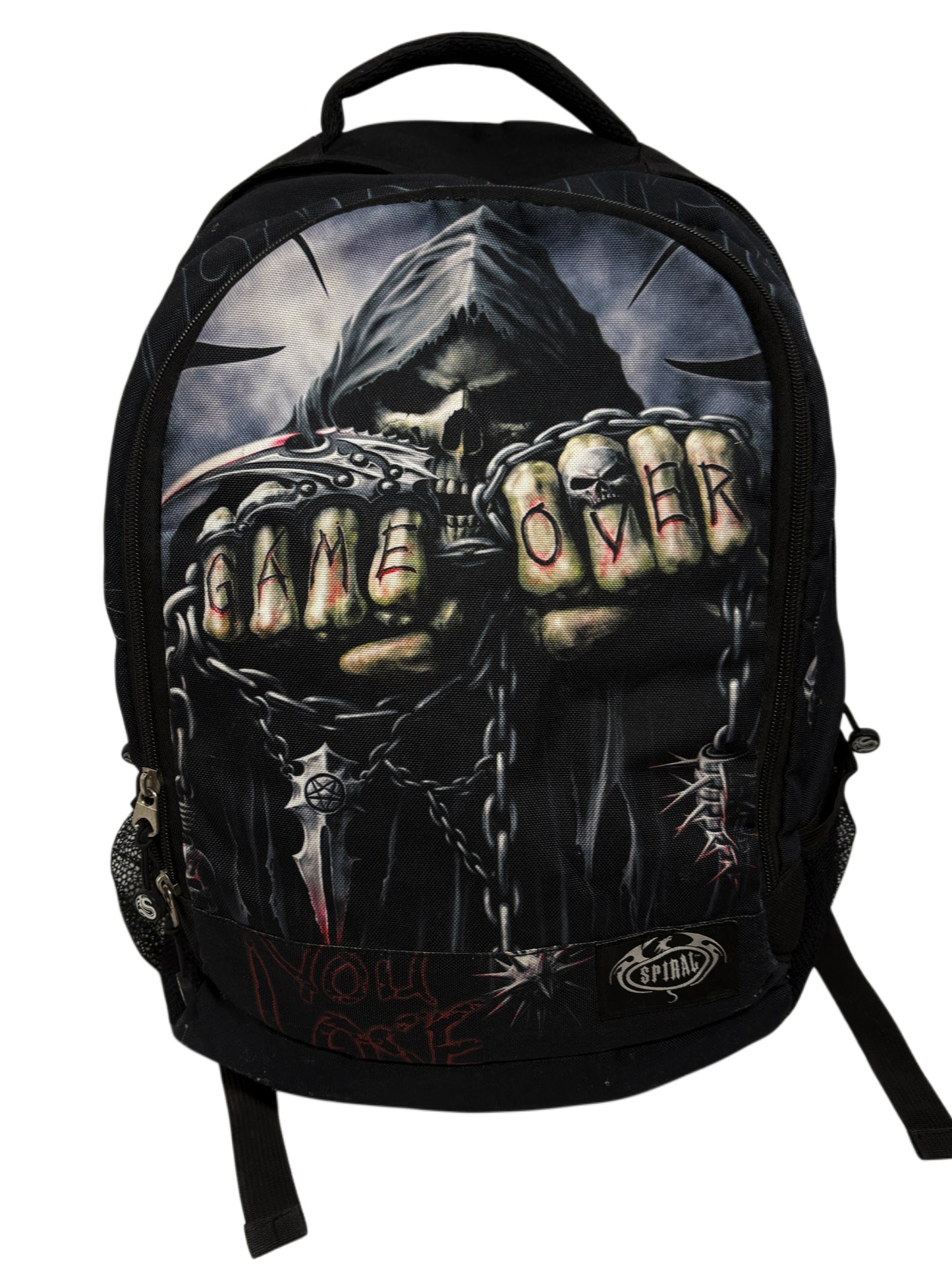 2000s Spiral Goth Backpack Plecak