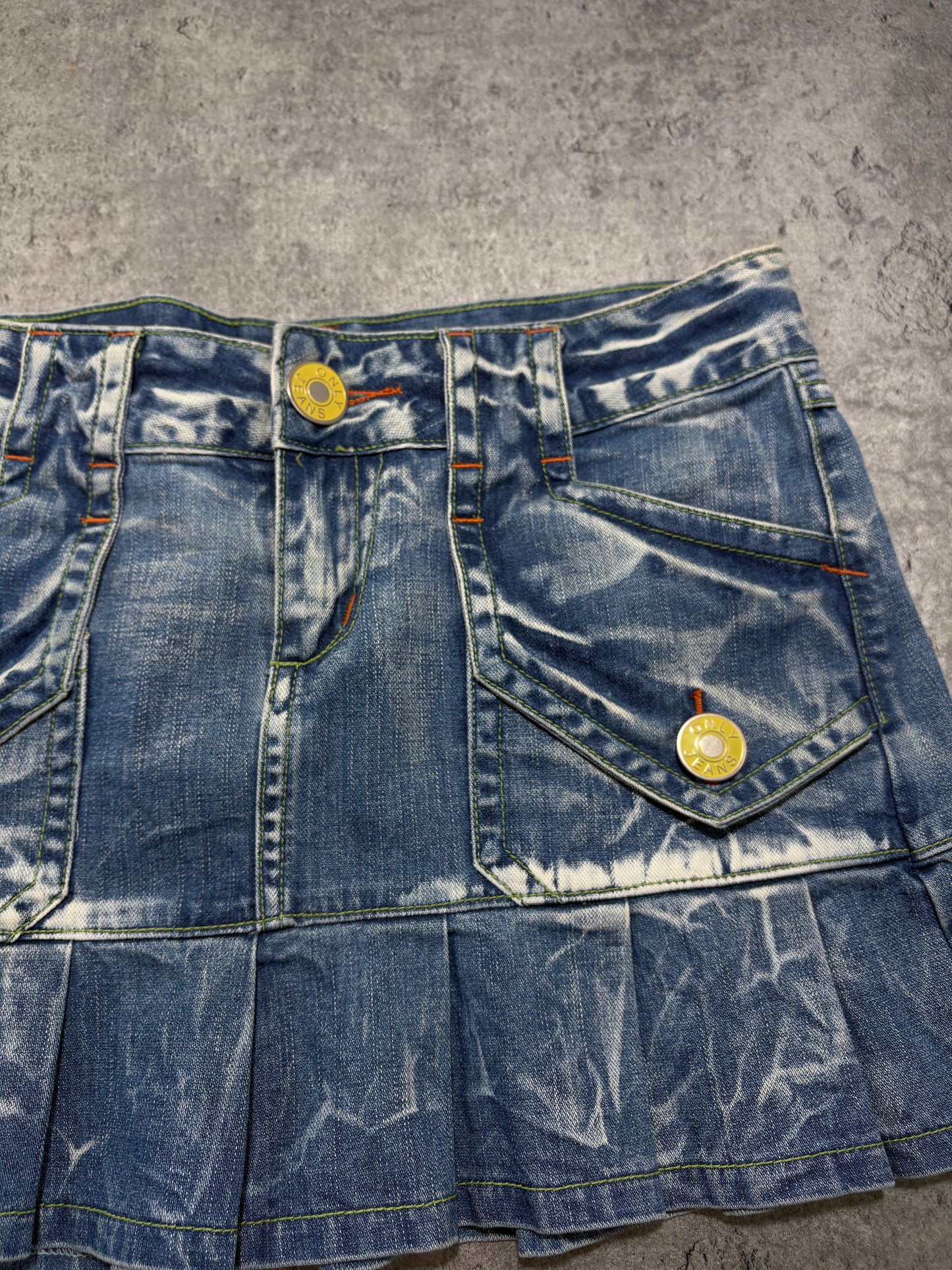 2000s Denim Jeans mini skirt