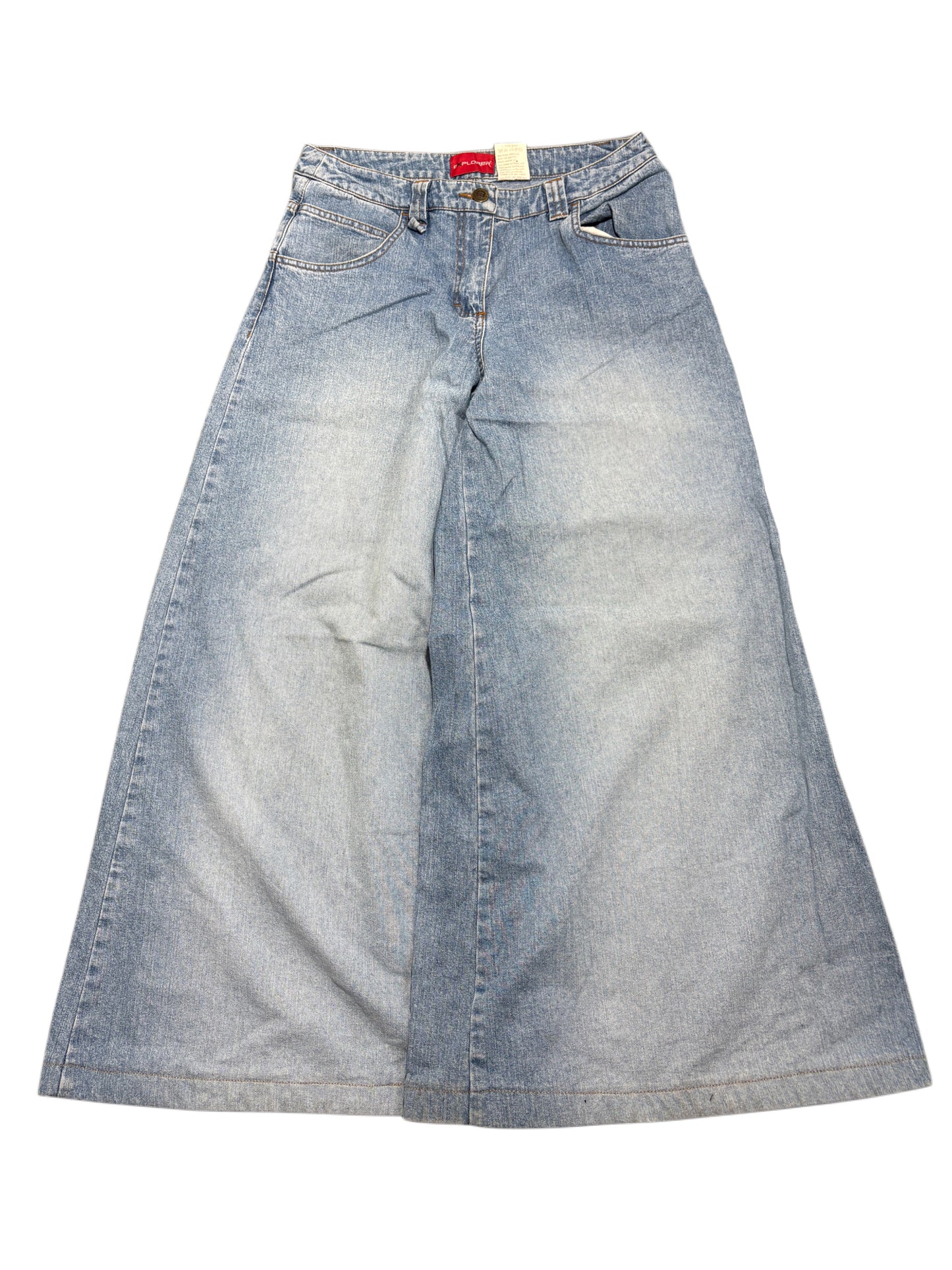 2000s Explorer Ultra Baggy Wide Leg Jeans techno