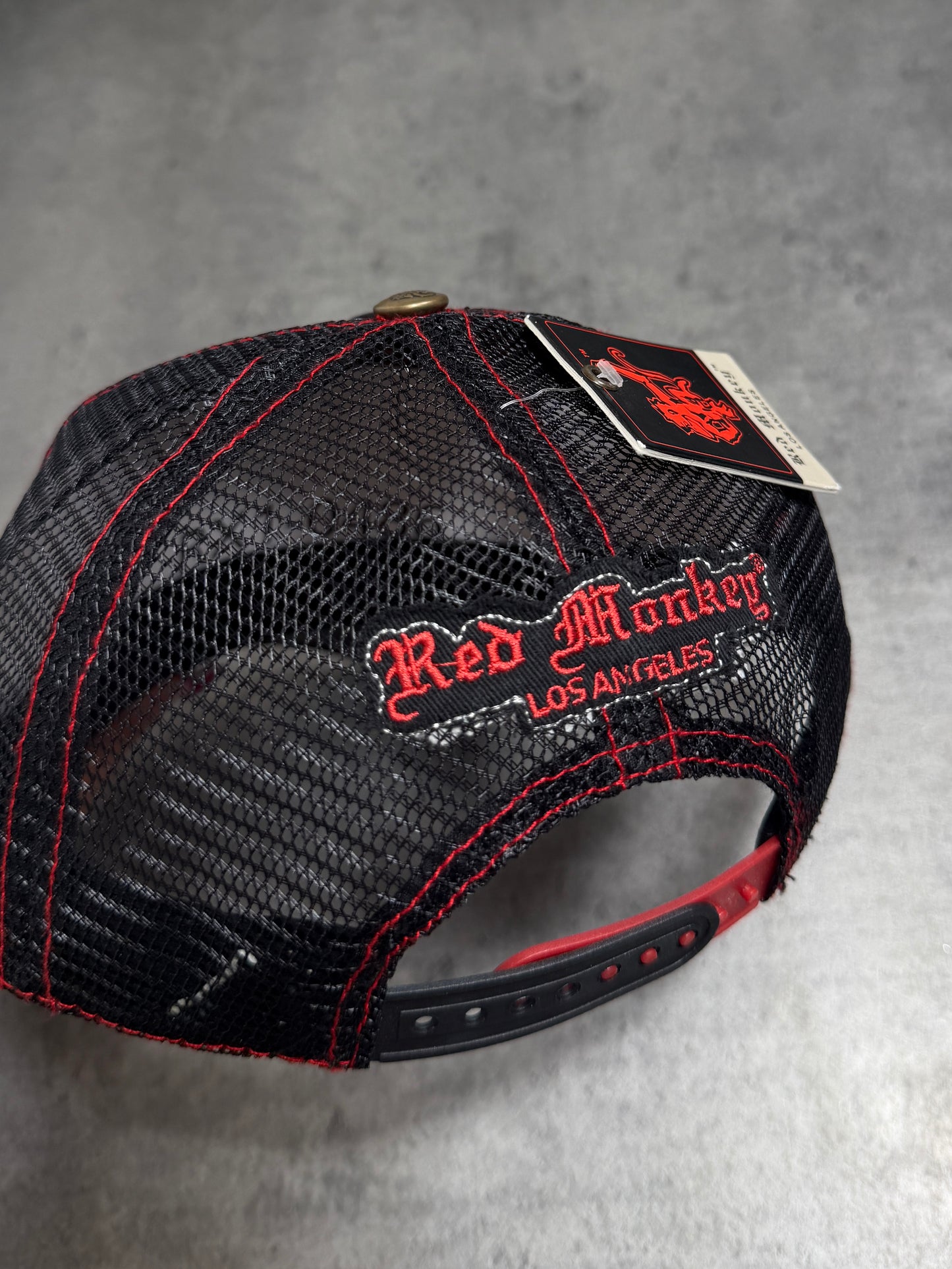 2000s Trucker Cap Red monkey