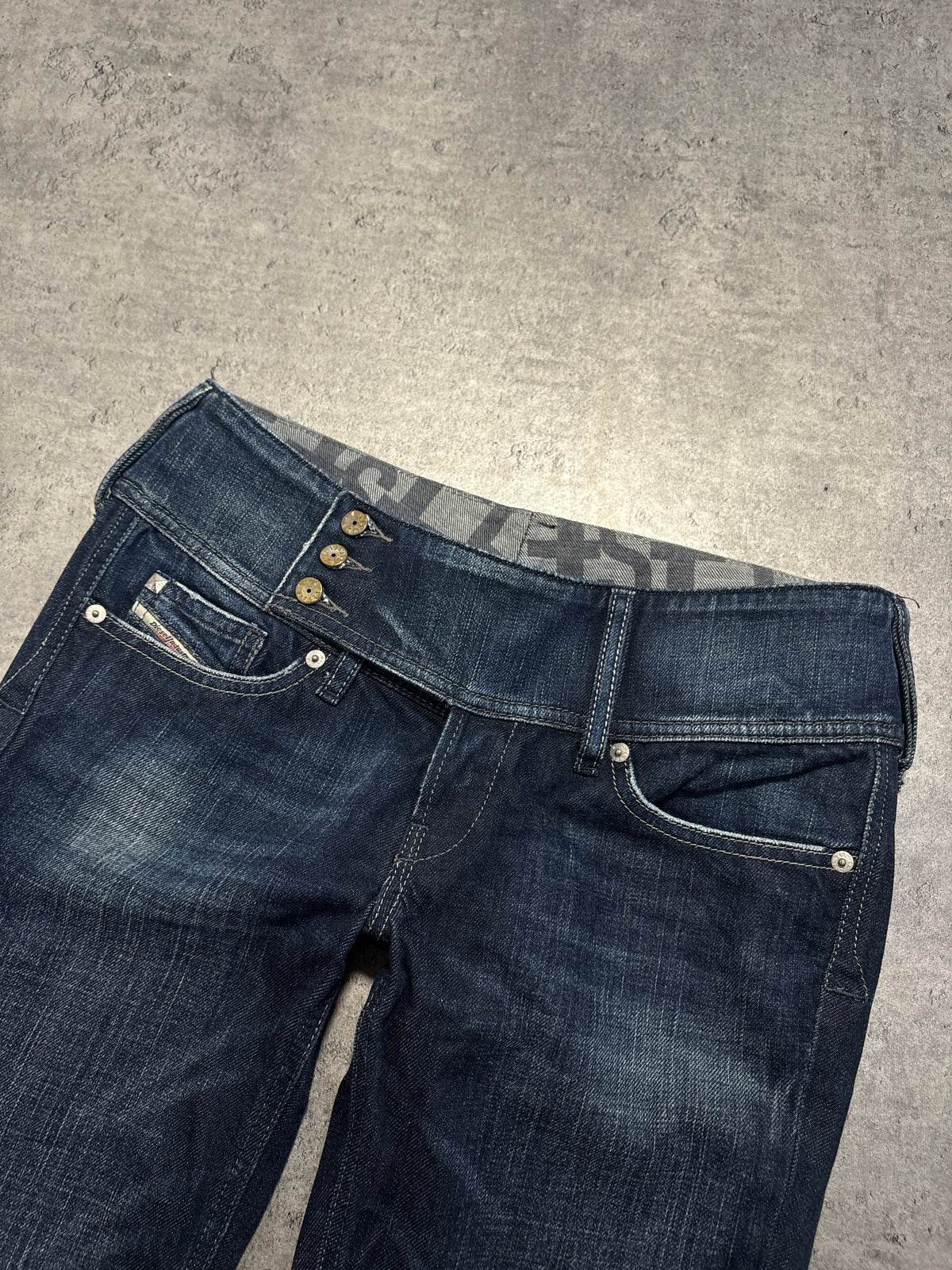 2000s *RARE* Diesel low rise jeans sexy Y2K